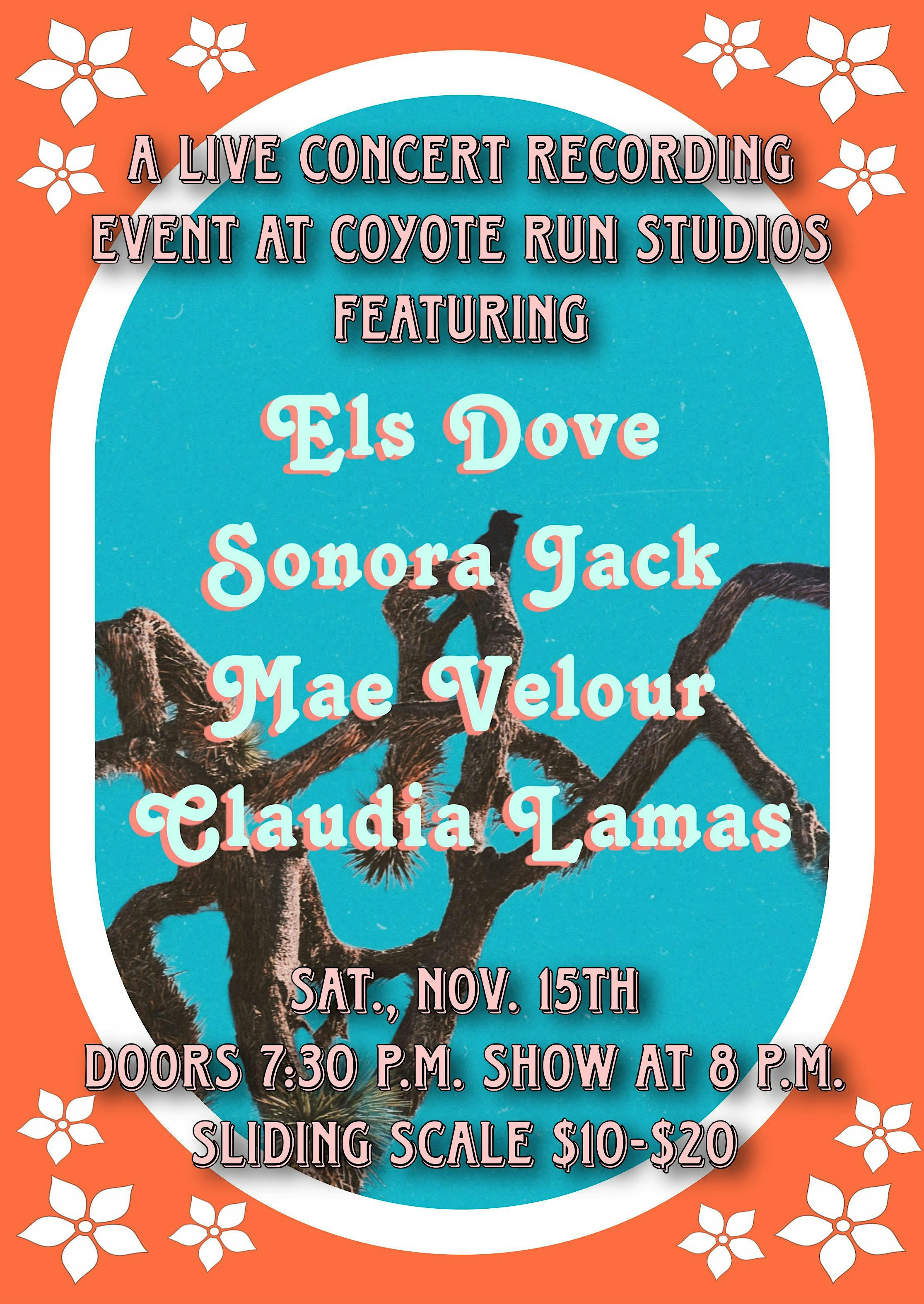 Els Dove and Friends – A Live Concert Recording at Coyote Run Studio – Joshua Tree, CA
