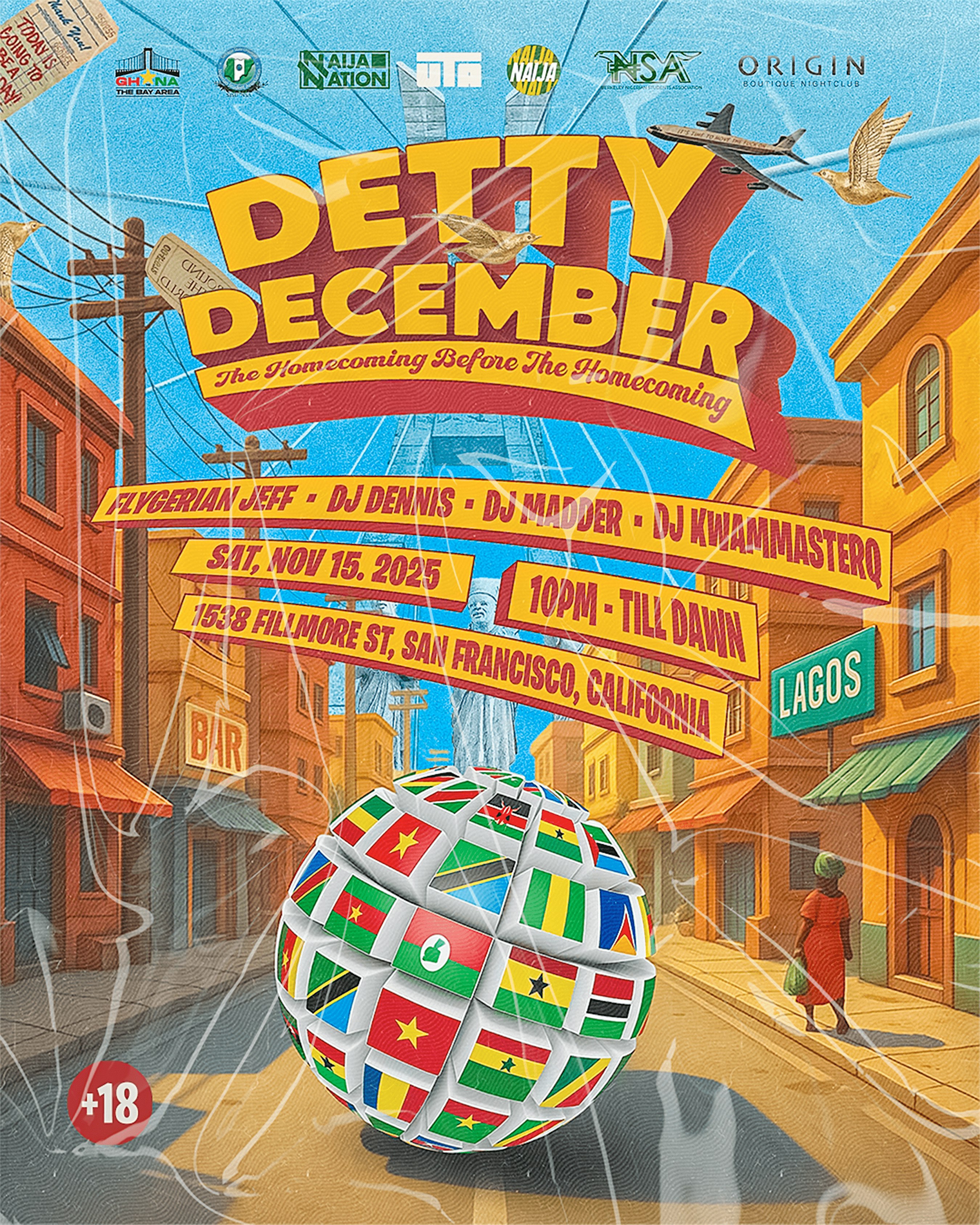 Detty December: The Homecoming Before the Homecoming at Origin – San Francisco, CA
