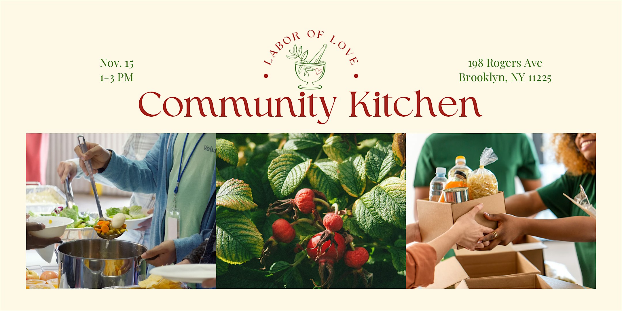 Labor Of Love: Community Kitchen at 198 Rogers Ave – Brooklyn, NY