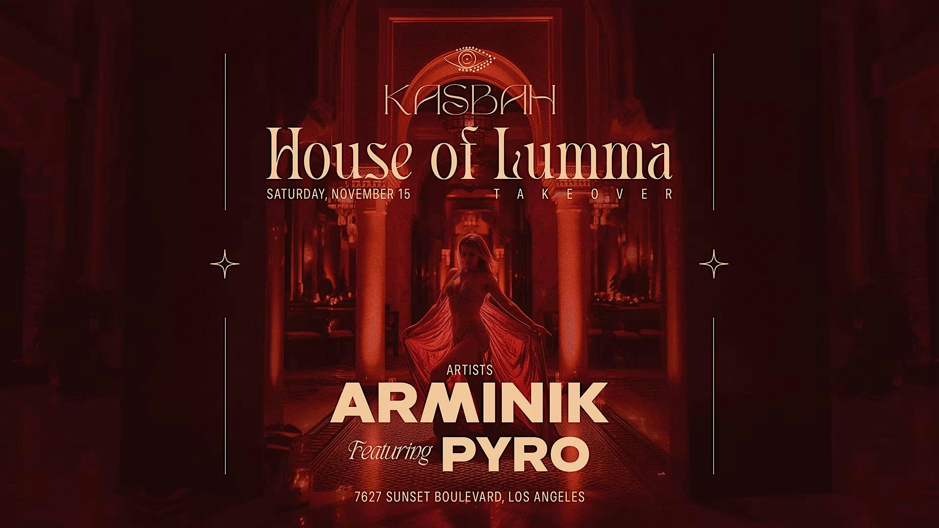 House of LUMMA: Kasbah a Private Room At Members at 7672 Sunset Blvd – Los Angeles, CA