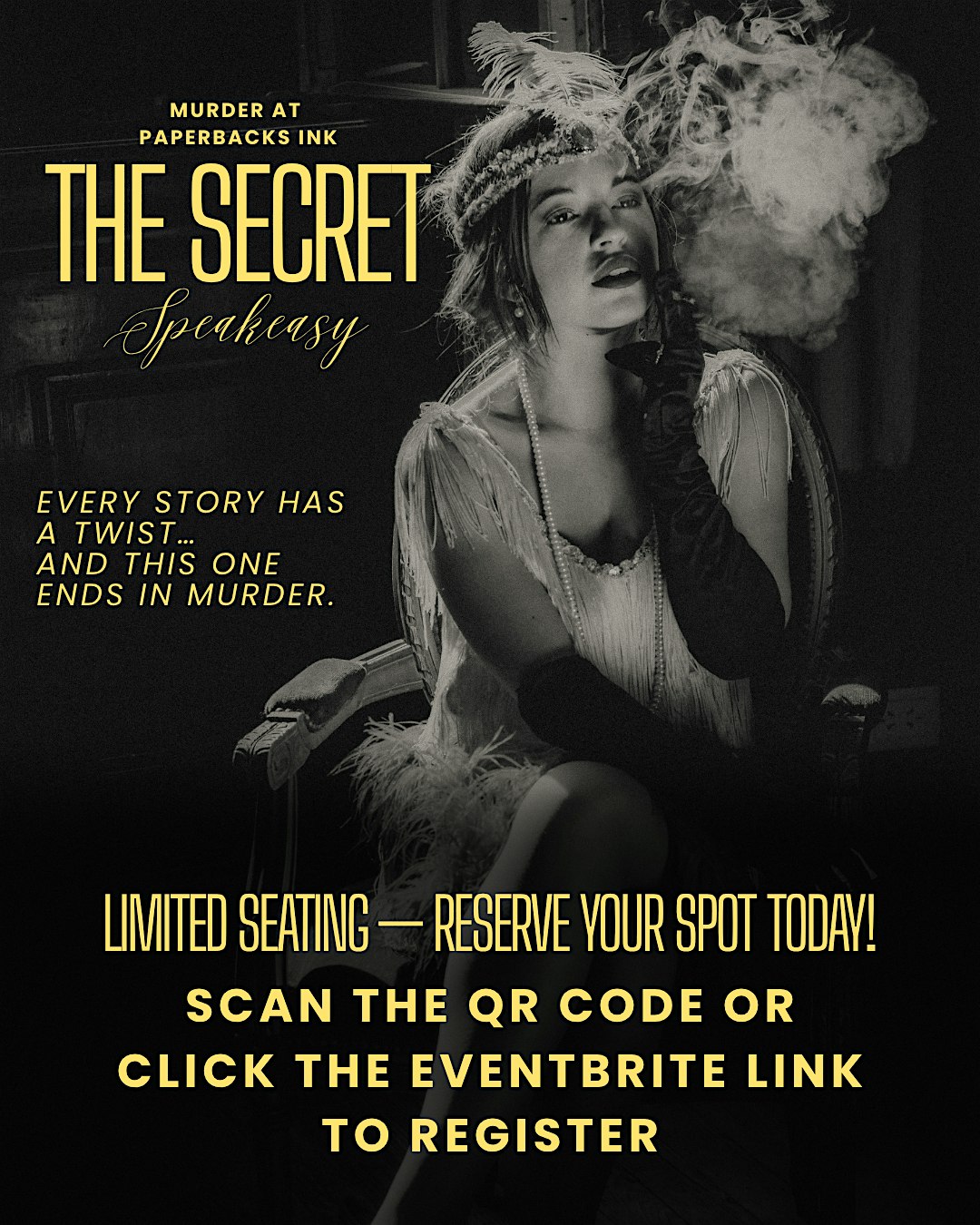 Murder at Paperbacks Ink: The Secret Speakeasy at Paperbacks Ink – Newport News, VA