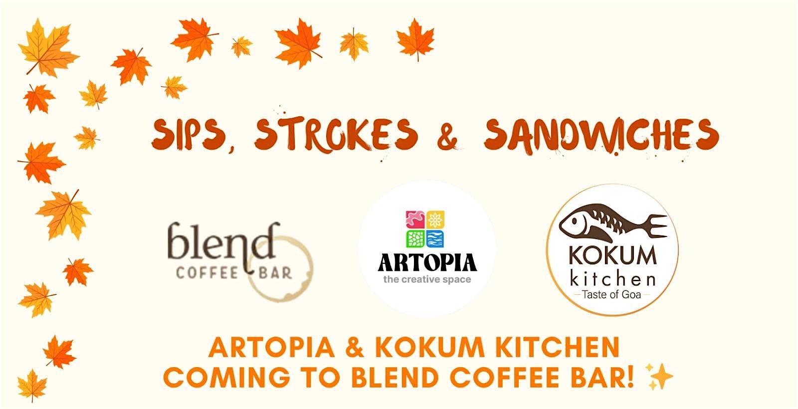 Sip, Strokes & Sandwiches: A Cozy Fall Art Gathering at Blend Coffee Bar – Ashburn, VA
