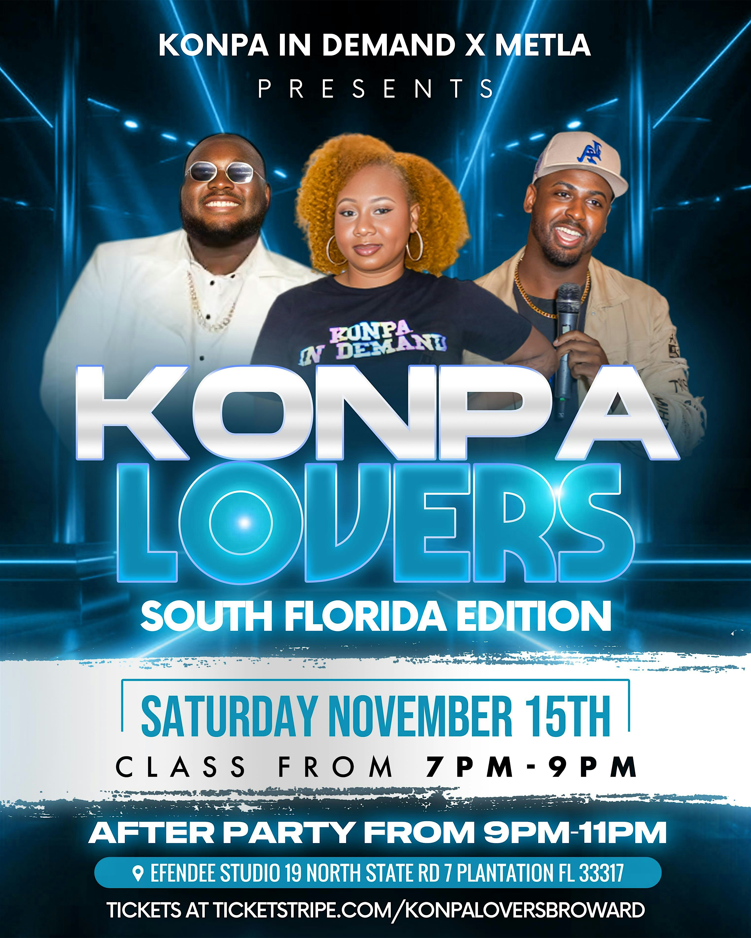 Konpa Lovers South Florida at Efendee Studio – Plantation, FL