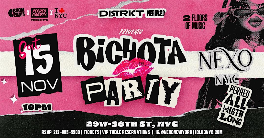 The Bichota Party at Nexo NYC – Latin & Reggaeton Dance Party at NEXO – New York, NY