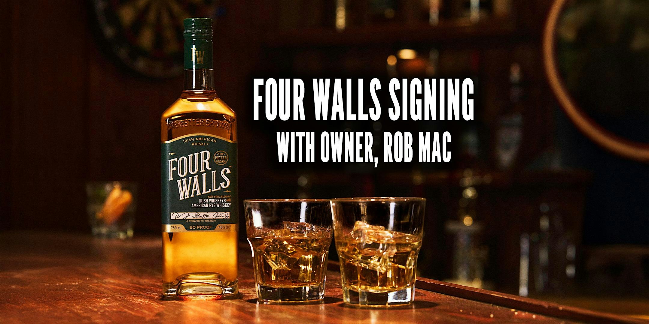 Four Walls Signing w/ Owner Rob Mac at 1500 W 35th St – Austin, TX