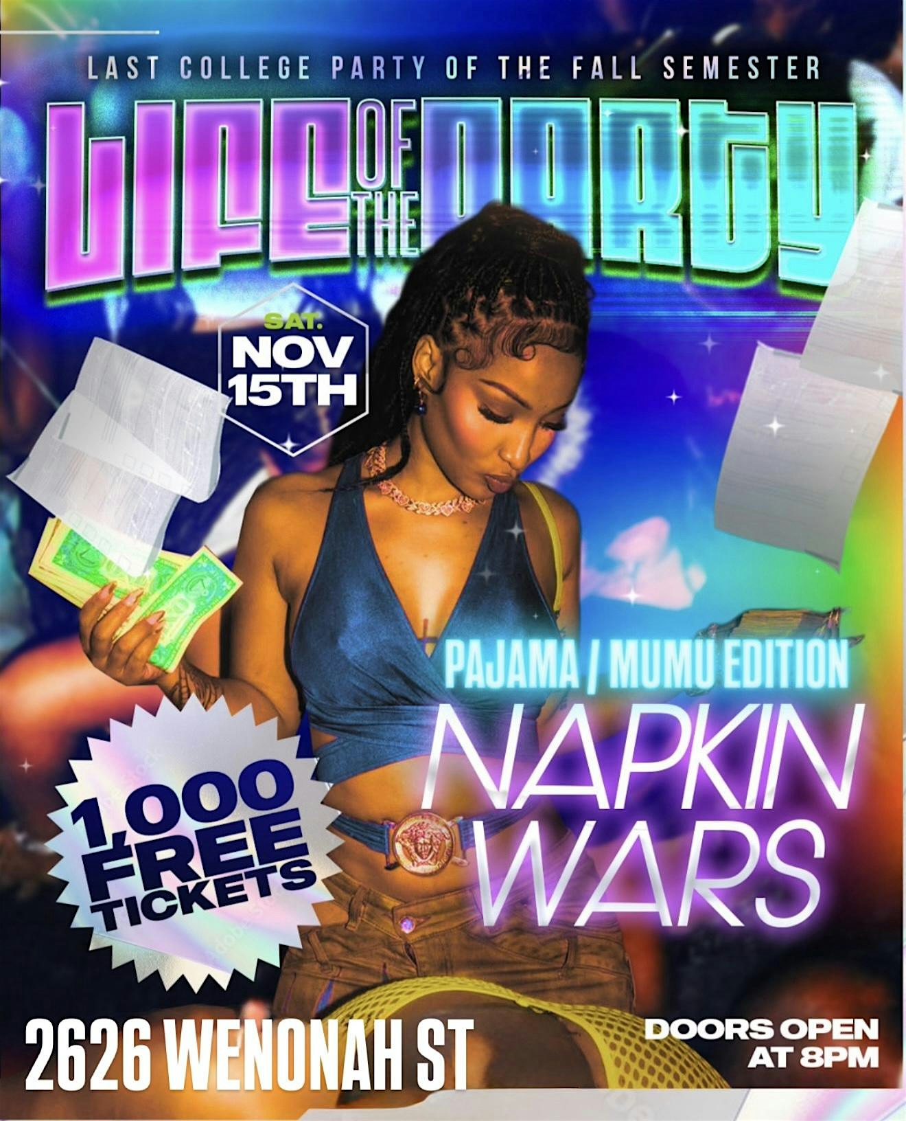 LIFE OF THE PARTY: LAST COLLEGE PARTY OF THE SEMESTER at 2626 Wenonah St – Baton Rouge, LA