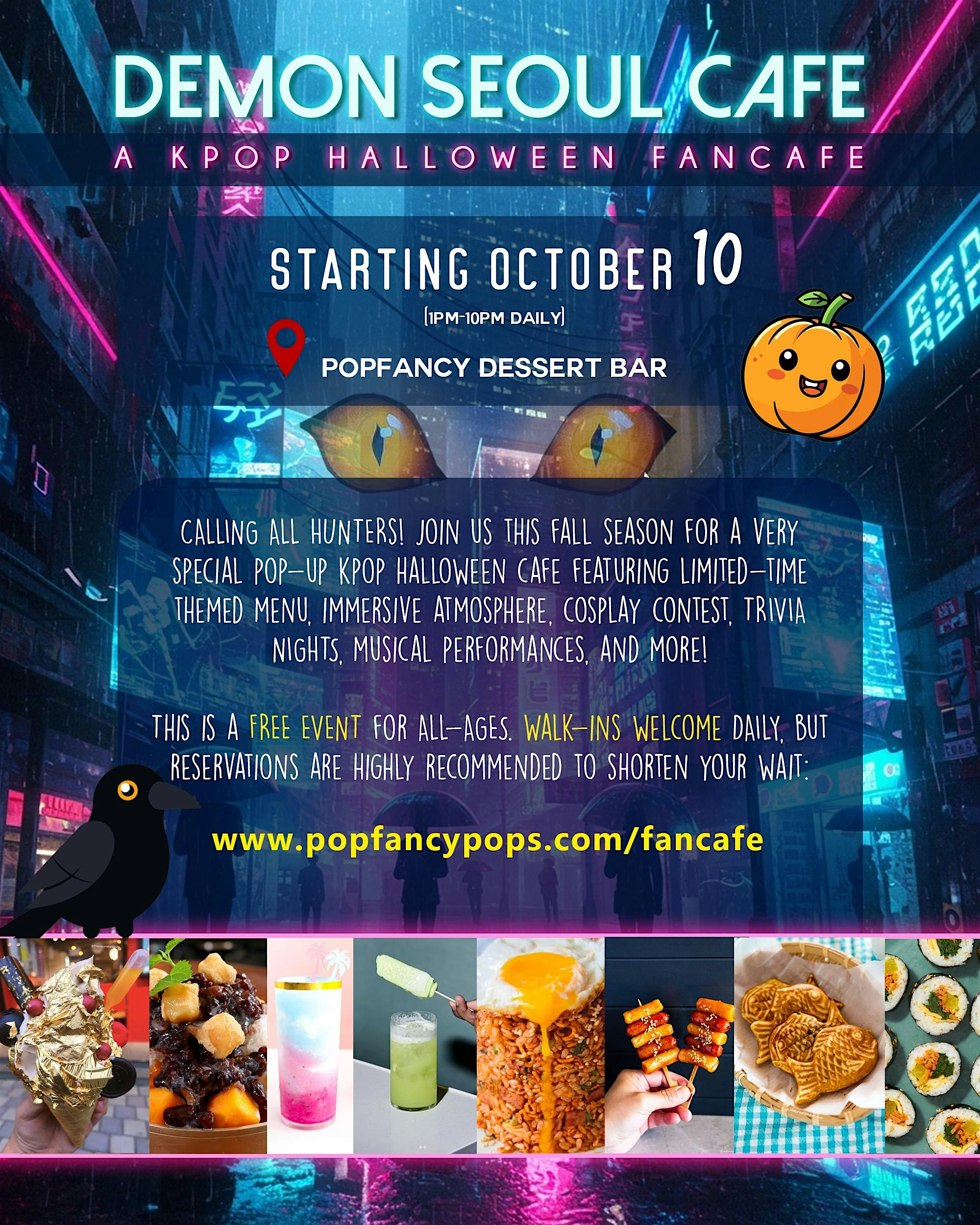 DEMON SEOUL CAFE – A Kpop Fan Cafe at Popfancy Dessert Bar – Houston, TX