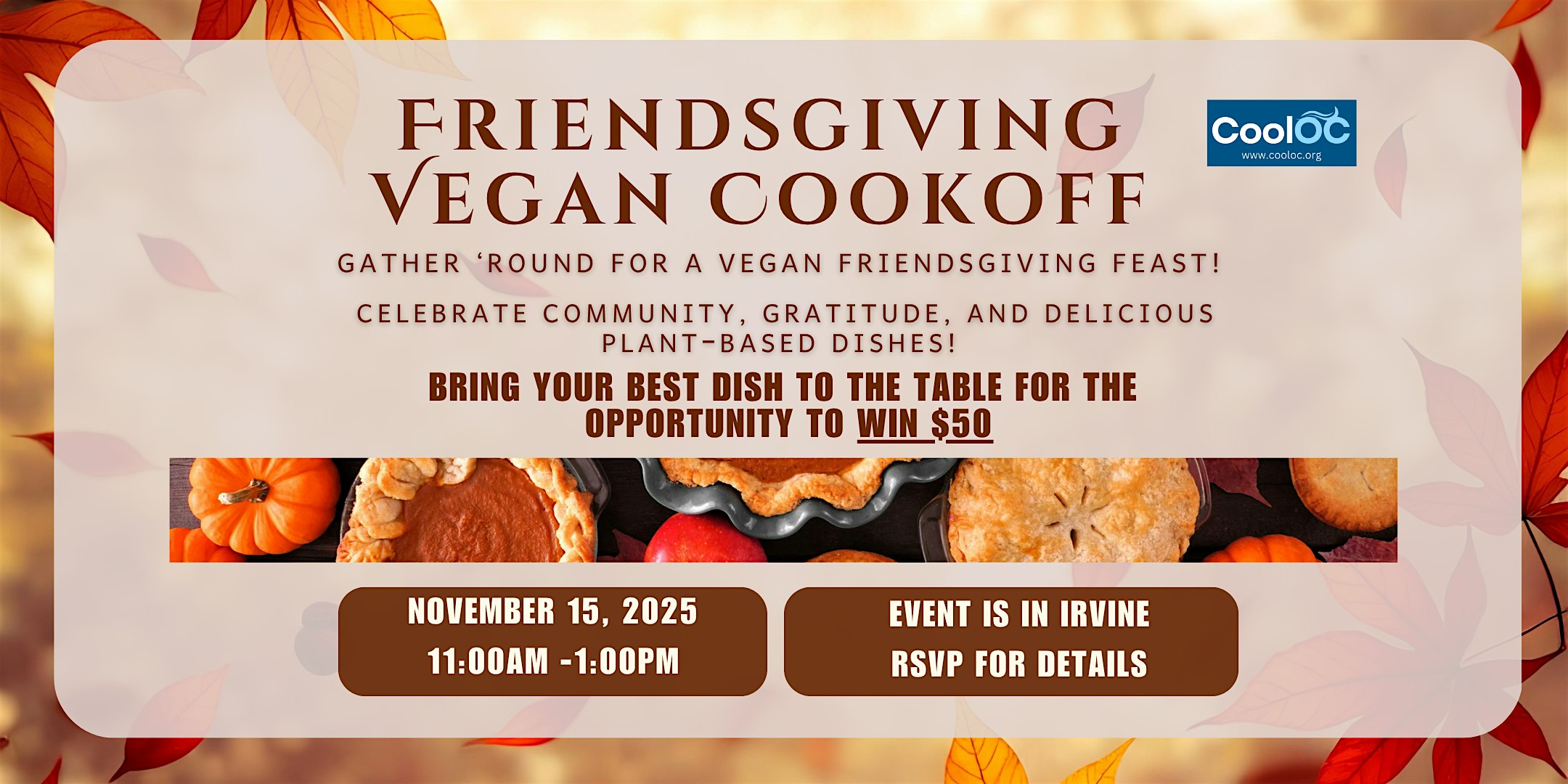 Cool Irvine Friendsgiving and Social at Irvine United Congregational Church (IUCC), Alton Parkway, Irvine, CA, USA – Irvine, CA