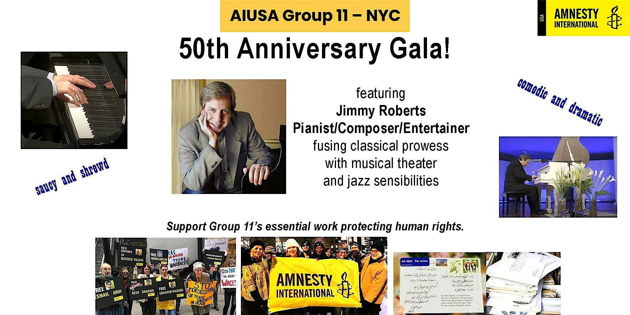 Amnesty International USA Group 11 50th Annual Benefit Concert at Broadway Presbyterian Church – New York, NY