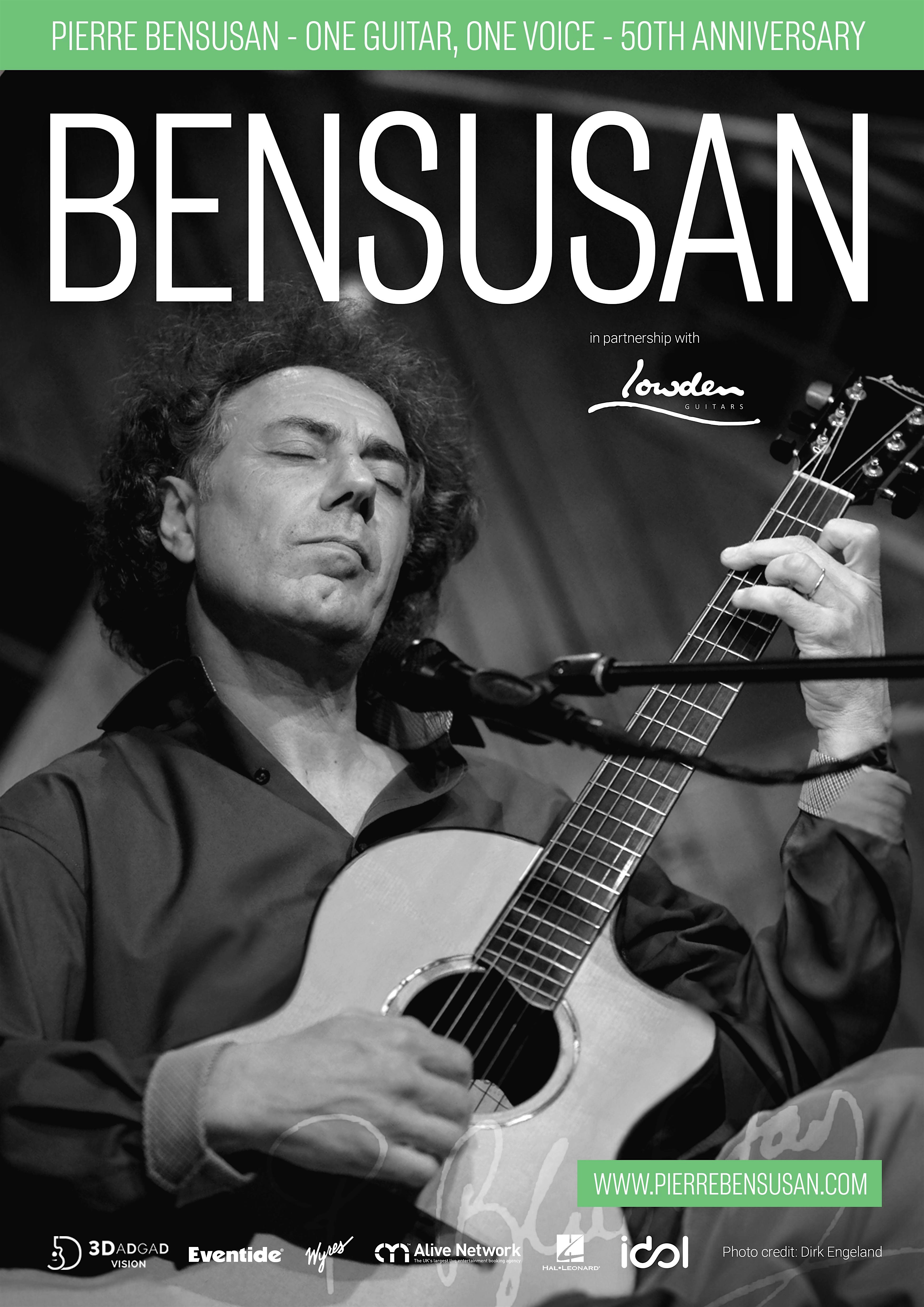 PIERRE BENSUSAN – ONE GUITAR, ONE VOICE – 50TH ANNIVERSARY at The Spot on Kirk – Roanoke, VA