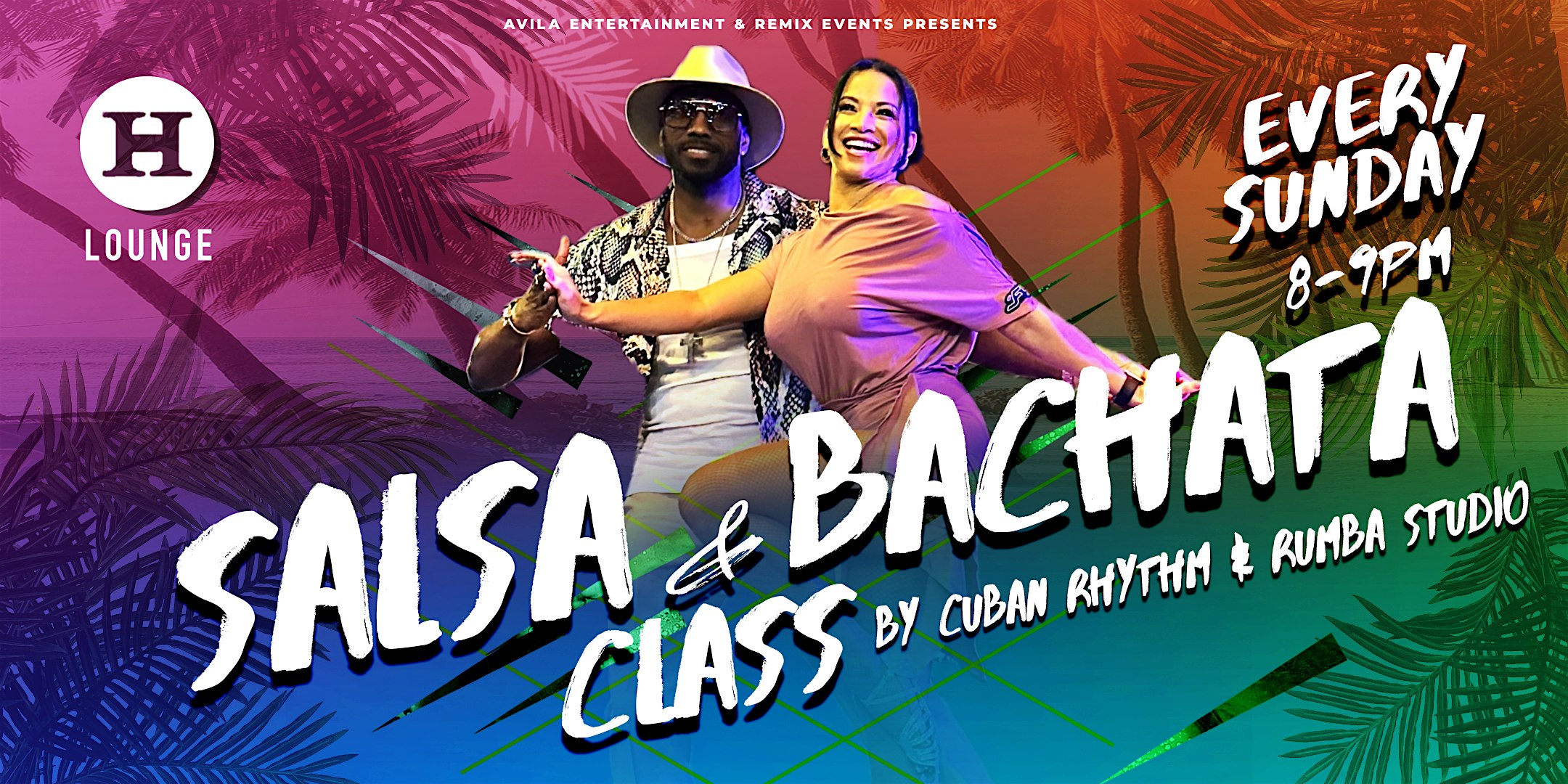 Salsa & Bachata Class at H Lounge Bar in Vallejo, Every Sunday! at H Lounge – Vallejo, CA