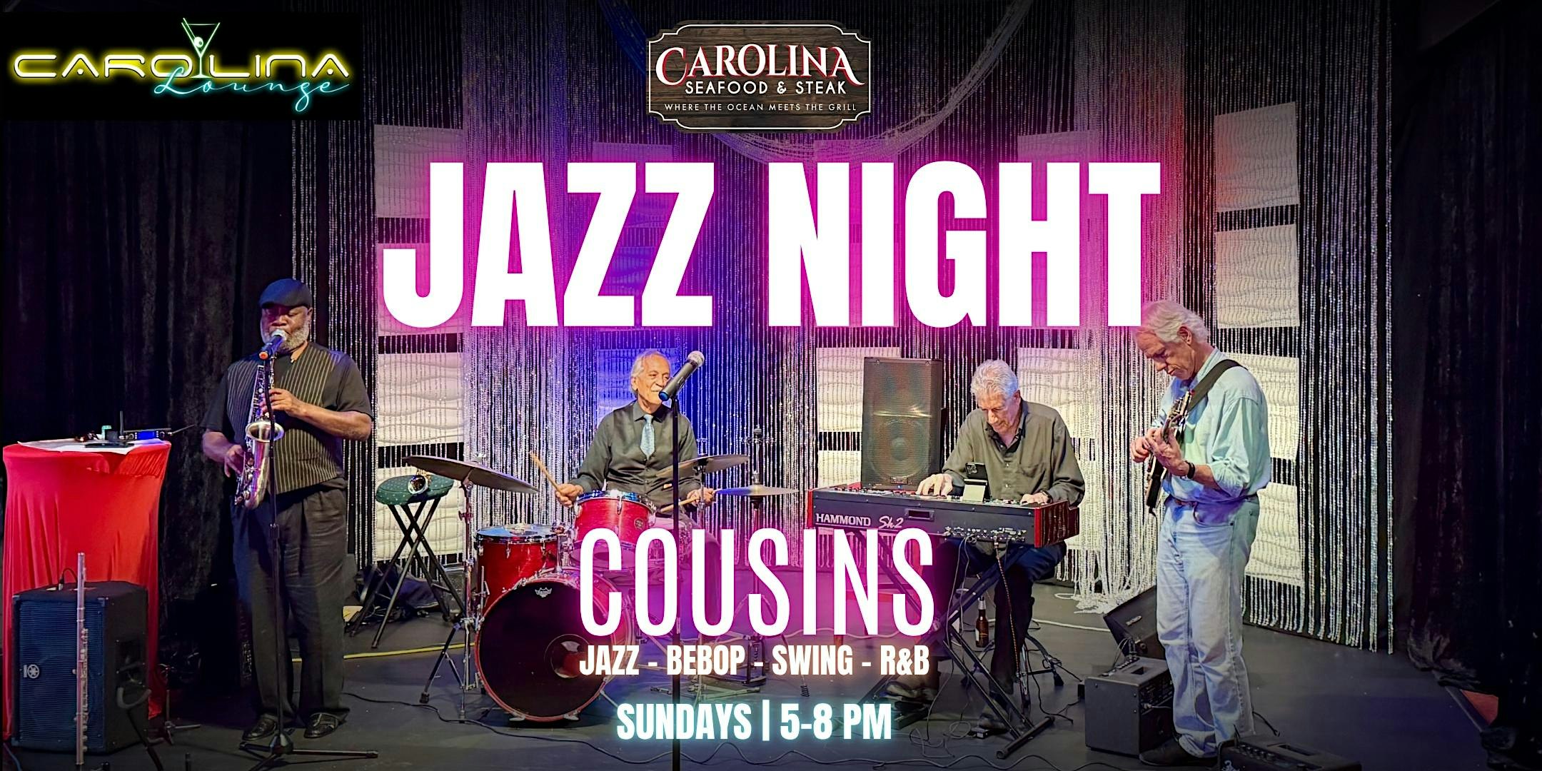 Live Jazz Music at Carolina Seafood & Steak at 9911 N Kings Hwy, Myrtle Beach, SC 29572, USA – Myrtle Beach, SC
