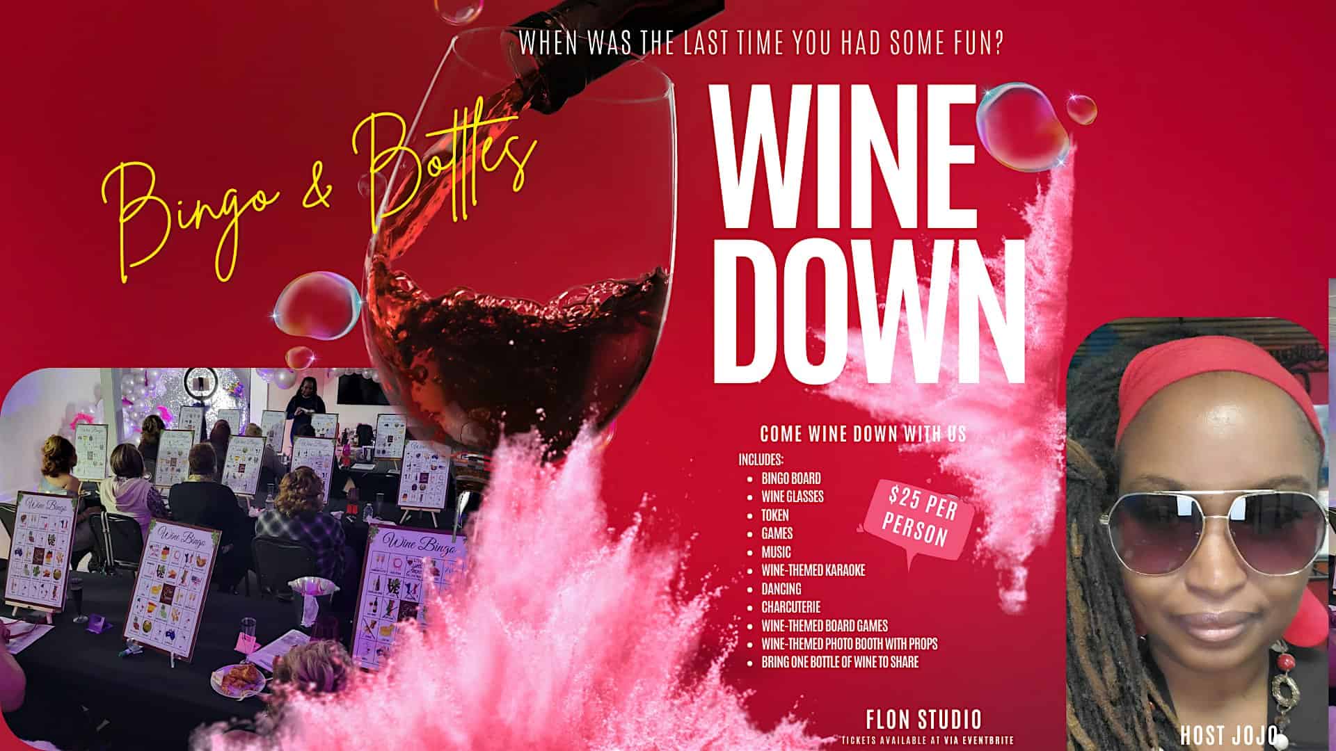 Wine Down Bingo at Flon Sew, Shop & Sip – Slidell, LA