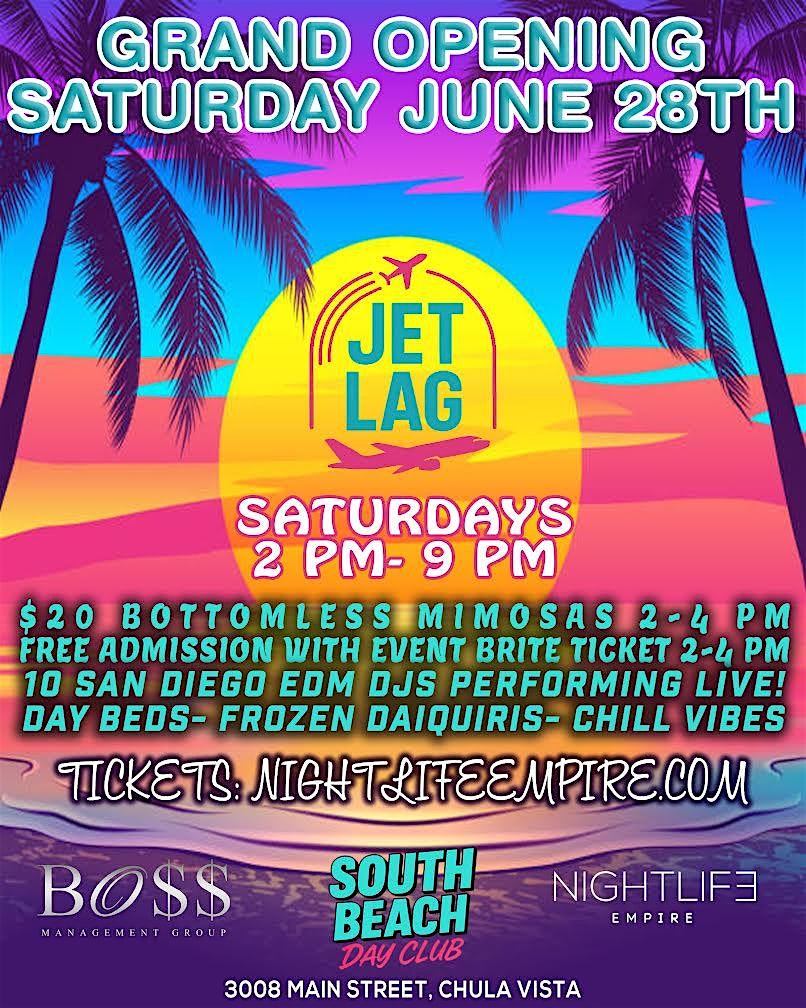 EDM DAY PARTY- DAYBEDS- DAIQUIRIS- FREE SHOT WITH TICKET! at 3008 Main St – Chula Vista, CA