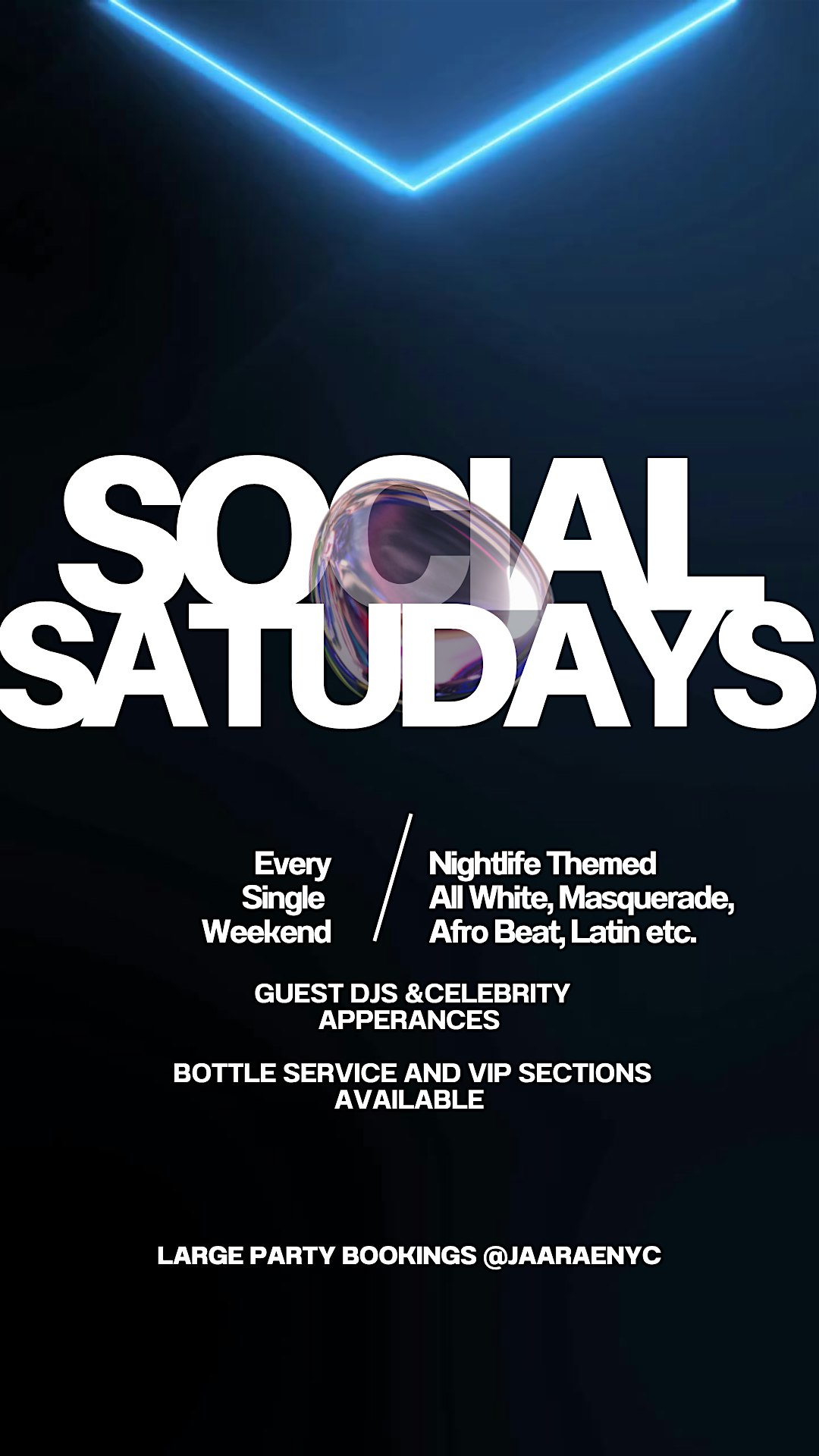 Social Saturdays at JA ARA E Restaurant & Lounge – Queens, NY