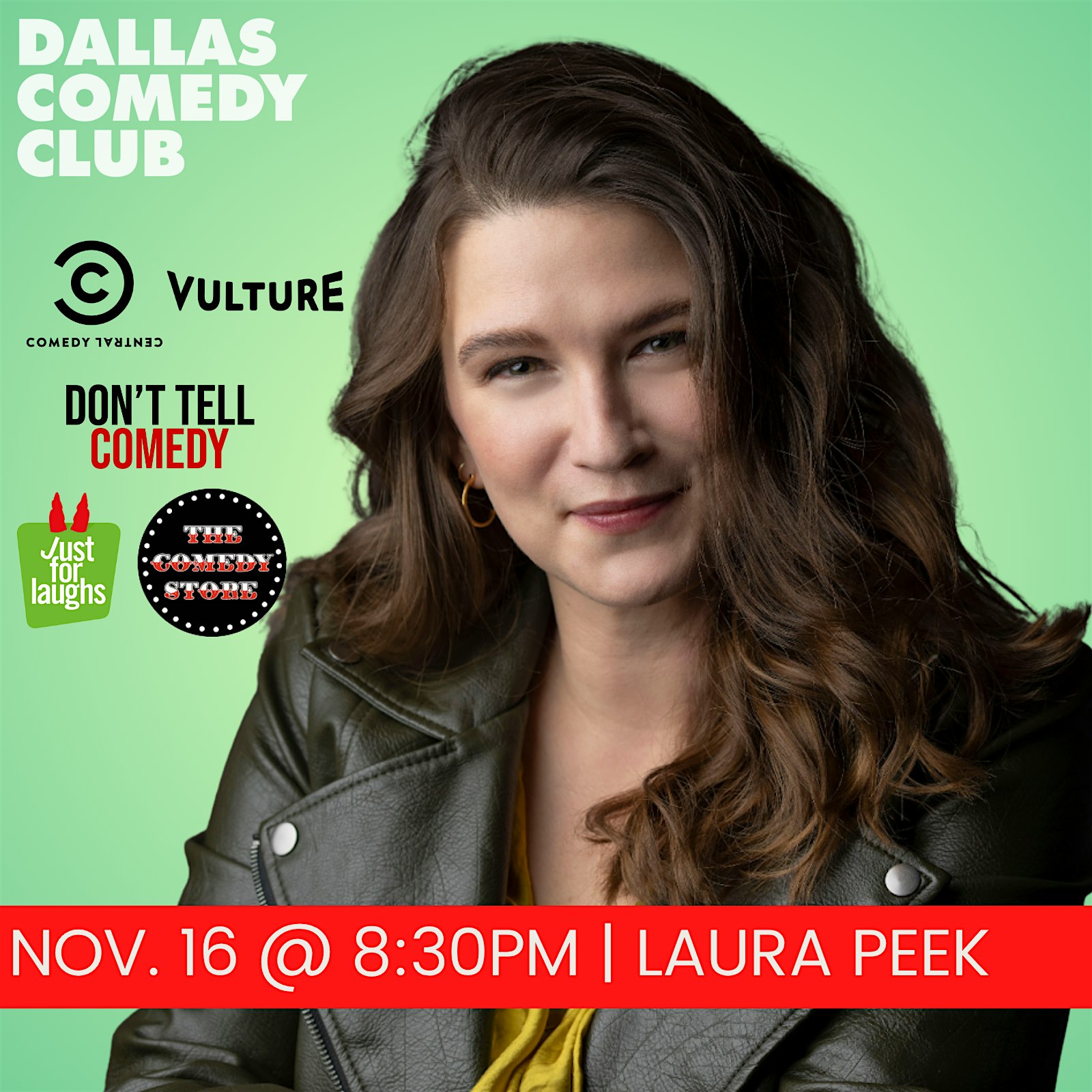 Dallas Comedy Club Presents: LAURA PEEK at Dallas Comedy Club – Dallas, TX