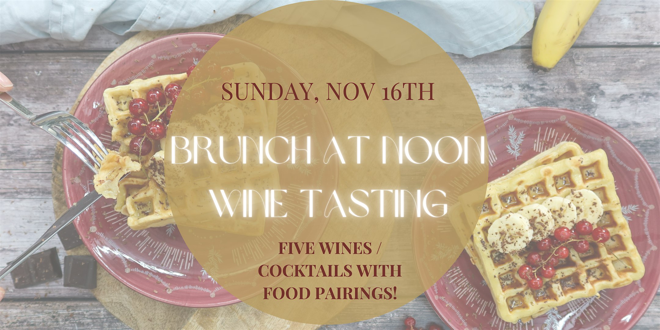 Brunch at Noon Wine Event! at Vom Fass St. Louis – MAPLEWOOD, MO