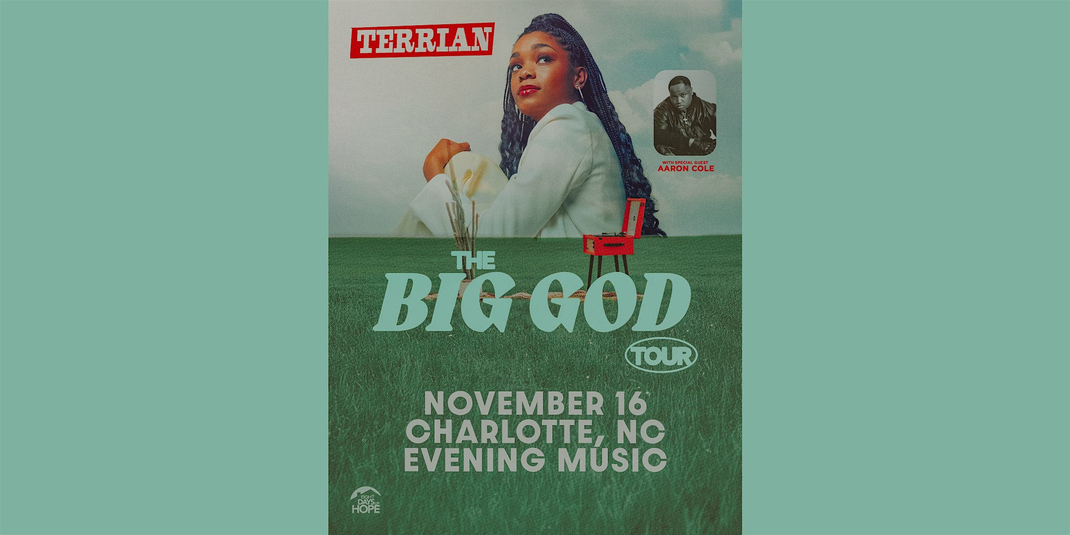 Terrian – The Big God Tour 2025 with special guest Aaron Cole at The Evening Muse – Charlotte, NC
