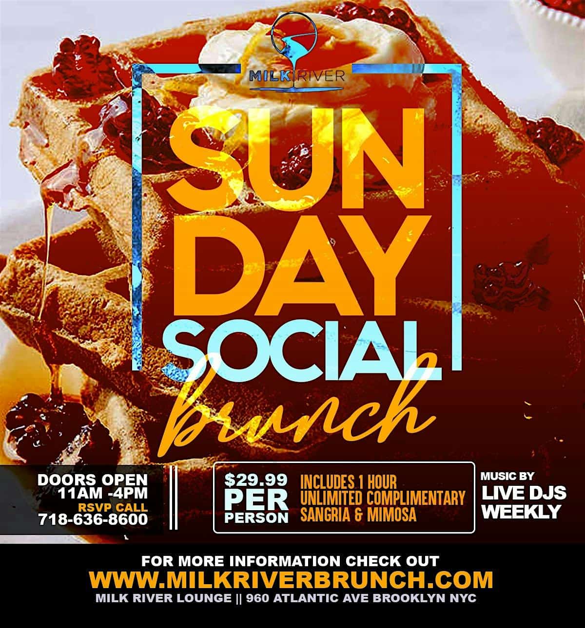 SOCIAL SUNDAY BRUNCH at Seekos Astoria – Queens, NY