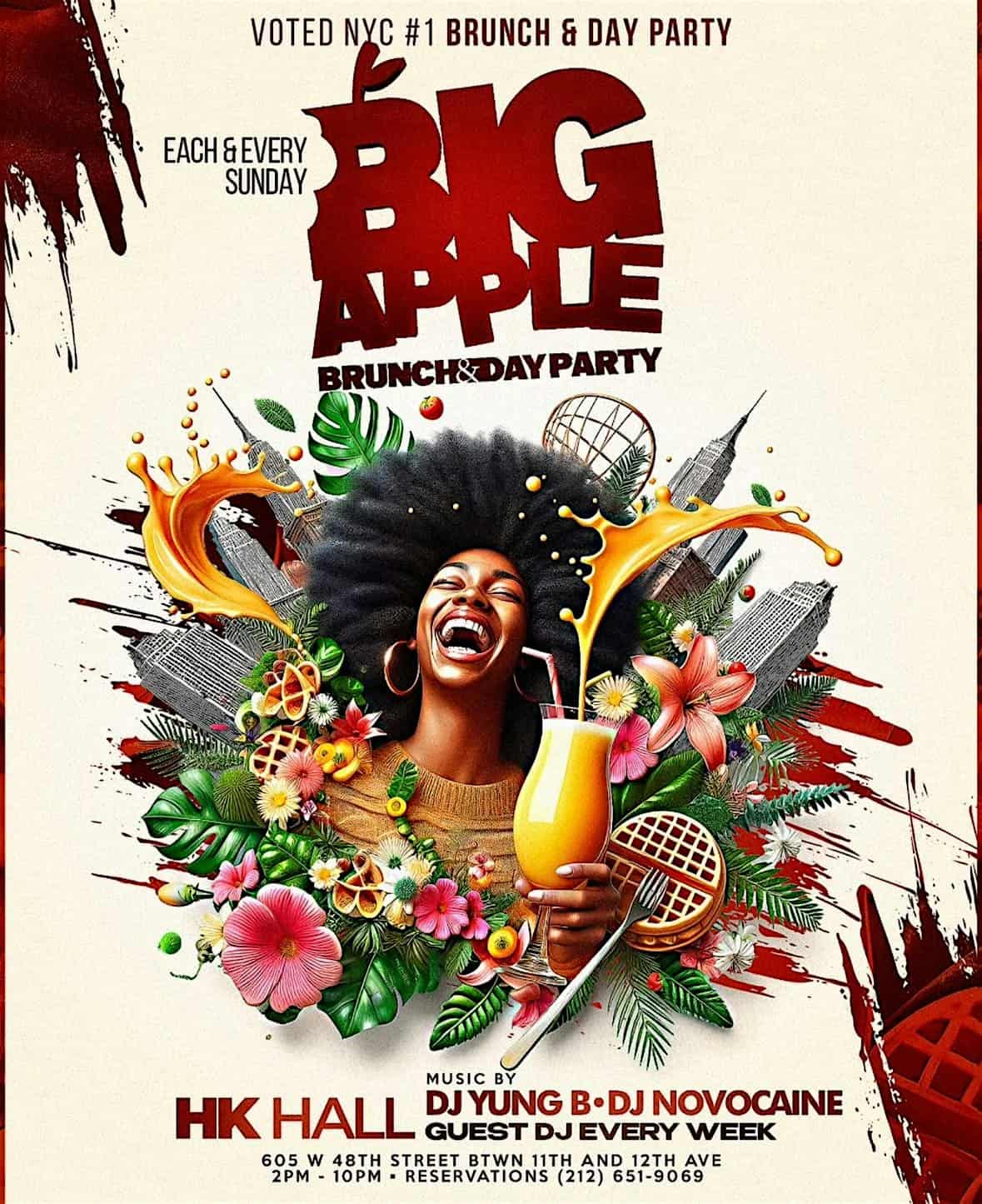 Big Apple Brunch & Day Party at HK Hall – New York, NY
