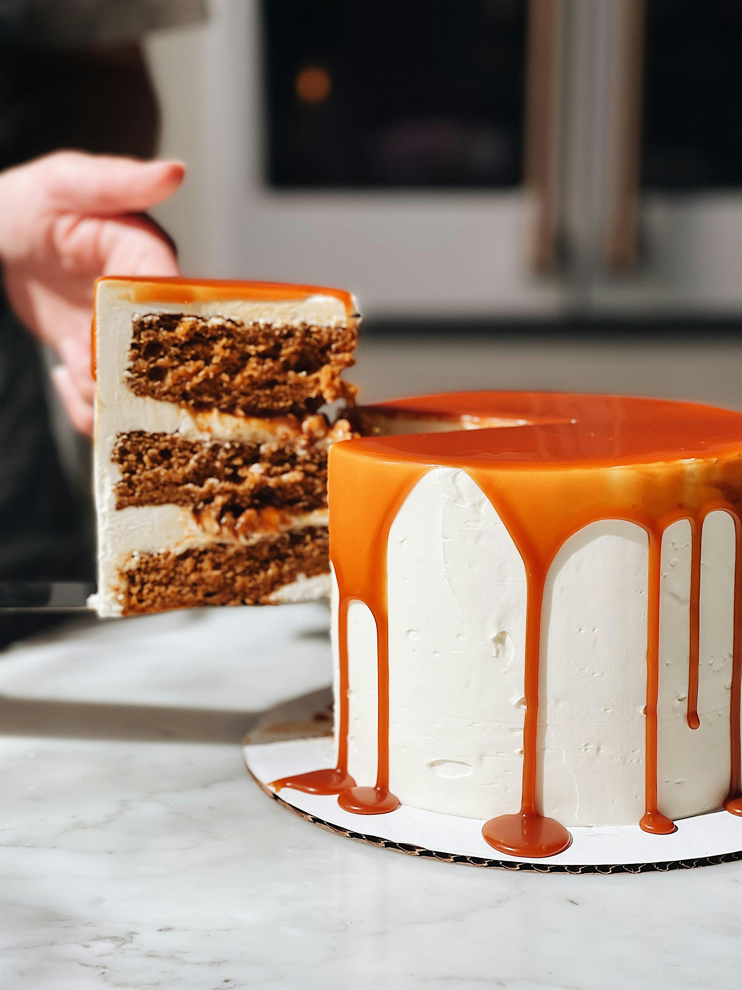 Pumpkin Caramel Layer Cake & Buttercream at The Pastry Project – Seattle, WA