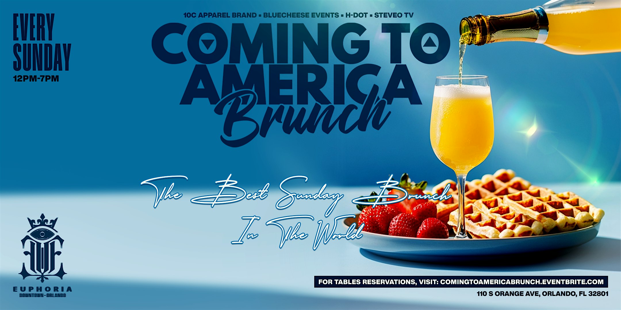 COMING TO AMERICA BRUNCH at Euphoria Downtown Orlando – Orlando, FL