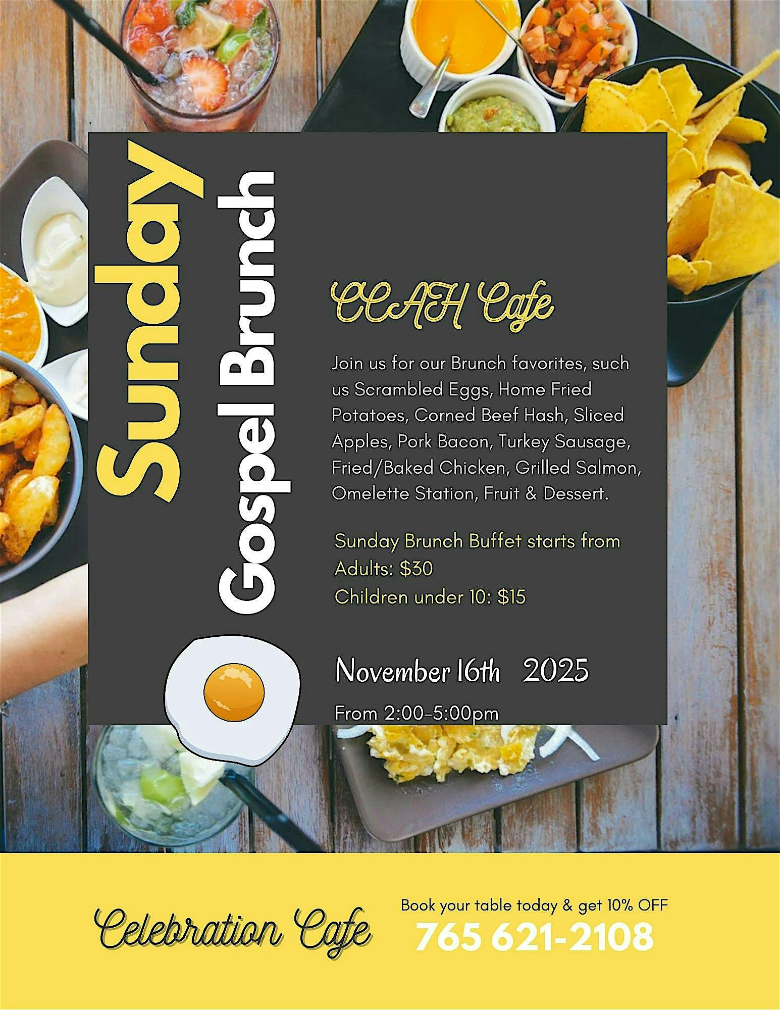 Sunday Gospel Brunch at Cultured Urban Winery – Anderson, IN