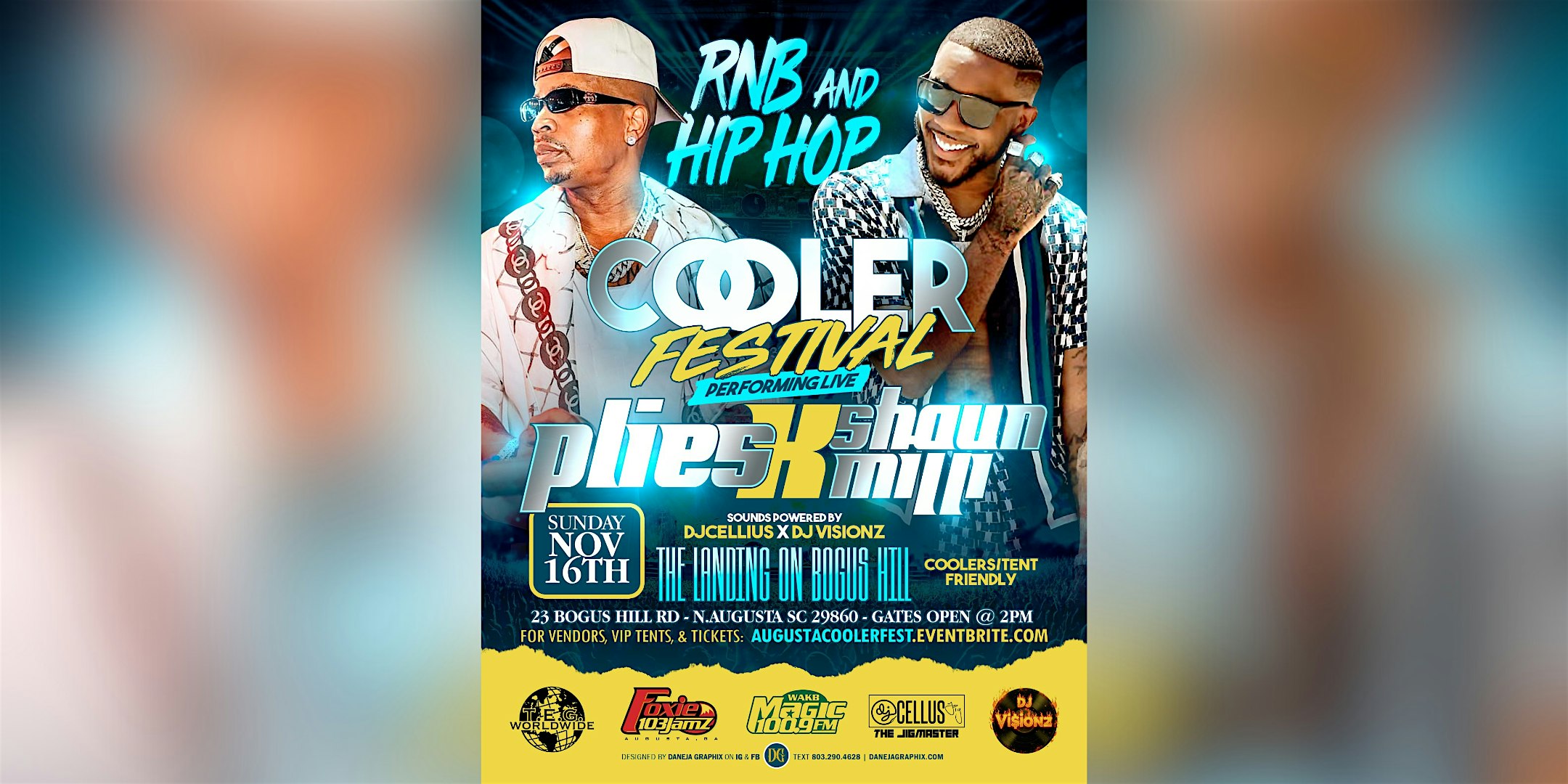 RNB & HIP HOP COOLER FESTIVAL at The Landing on Bogus Hill Road – North Augusta, SC