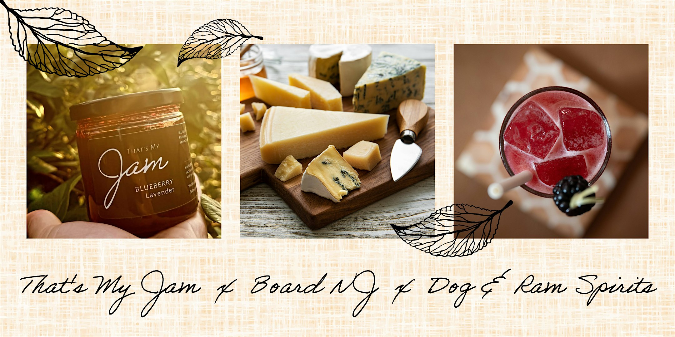 Jam, Cheese, and Cocktail Jamboree at Dog & Ram Spirits – Mannington Township, NJ