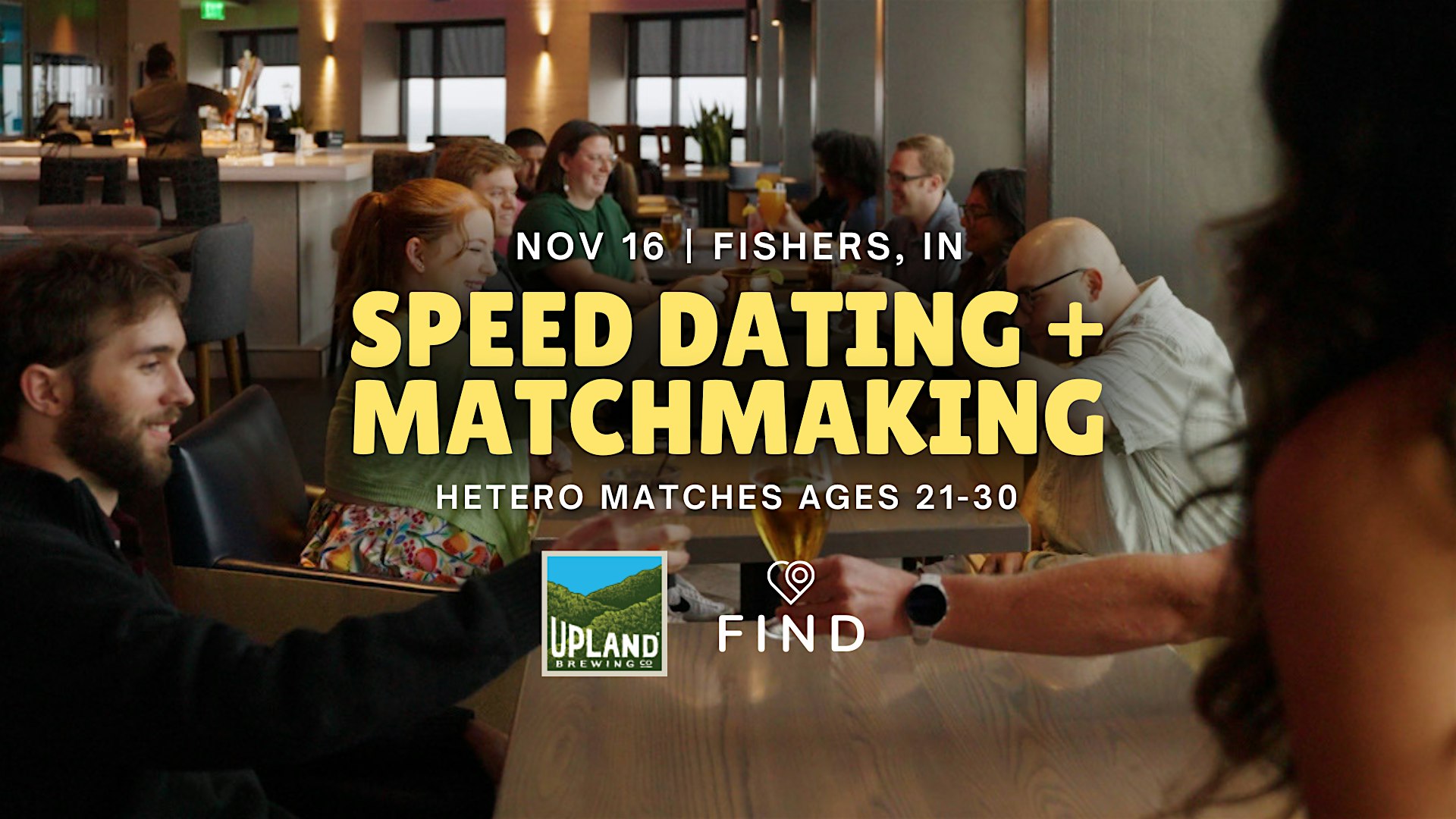 (MEN SOLD OUT) Speed Dating for Singles Ages 21-30 | Fishers, IN at MashCraft Fishers – Fishers, IN