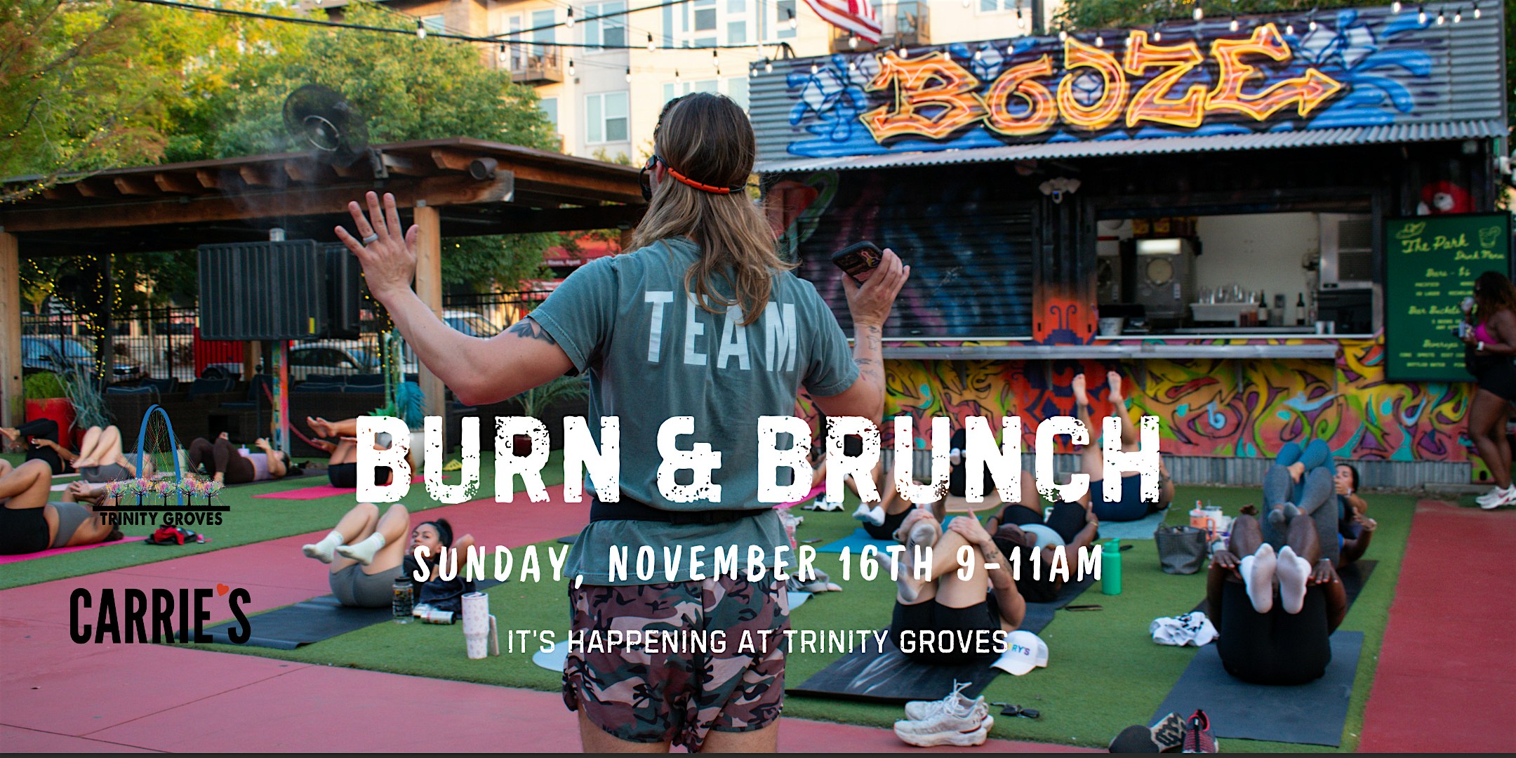 Burn & Brunch: Carrie’s Pilates in the Park at Trinity Groves Park – Dallas, TX