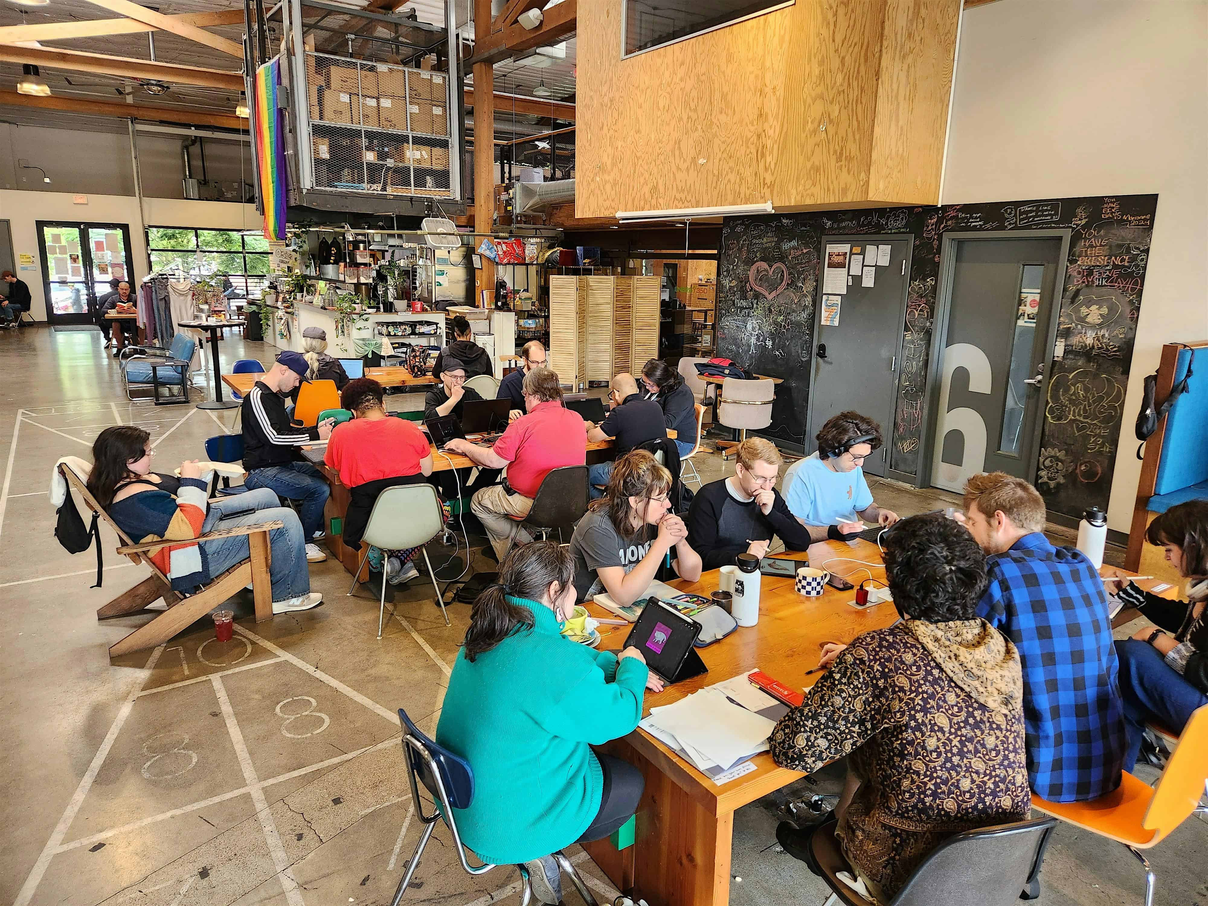 Digital Creatives & Coffee (drop-in social) at Honey Latte Cafe at Honey Latte Cafe – Portland, OR
