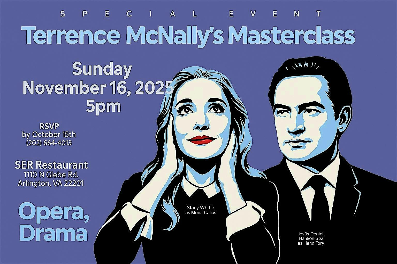 An Evening of Opera at SER at SER Restaurant – Arlington, VA