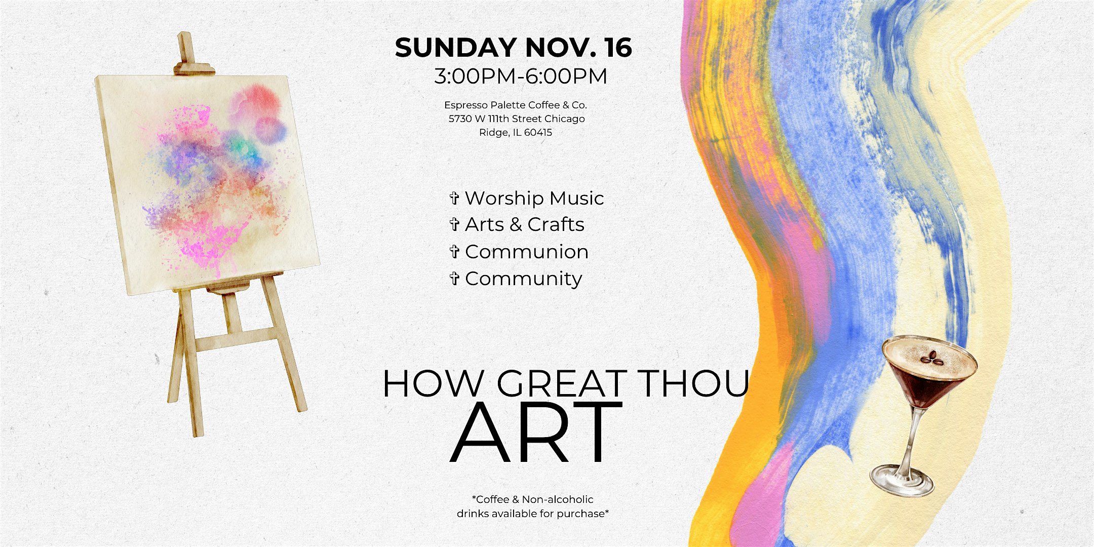 How Great Thou ART at Espresso Palette – Chicago Ridge, IL