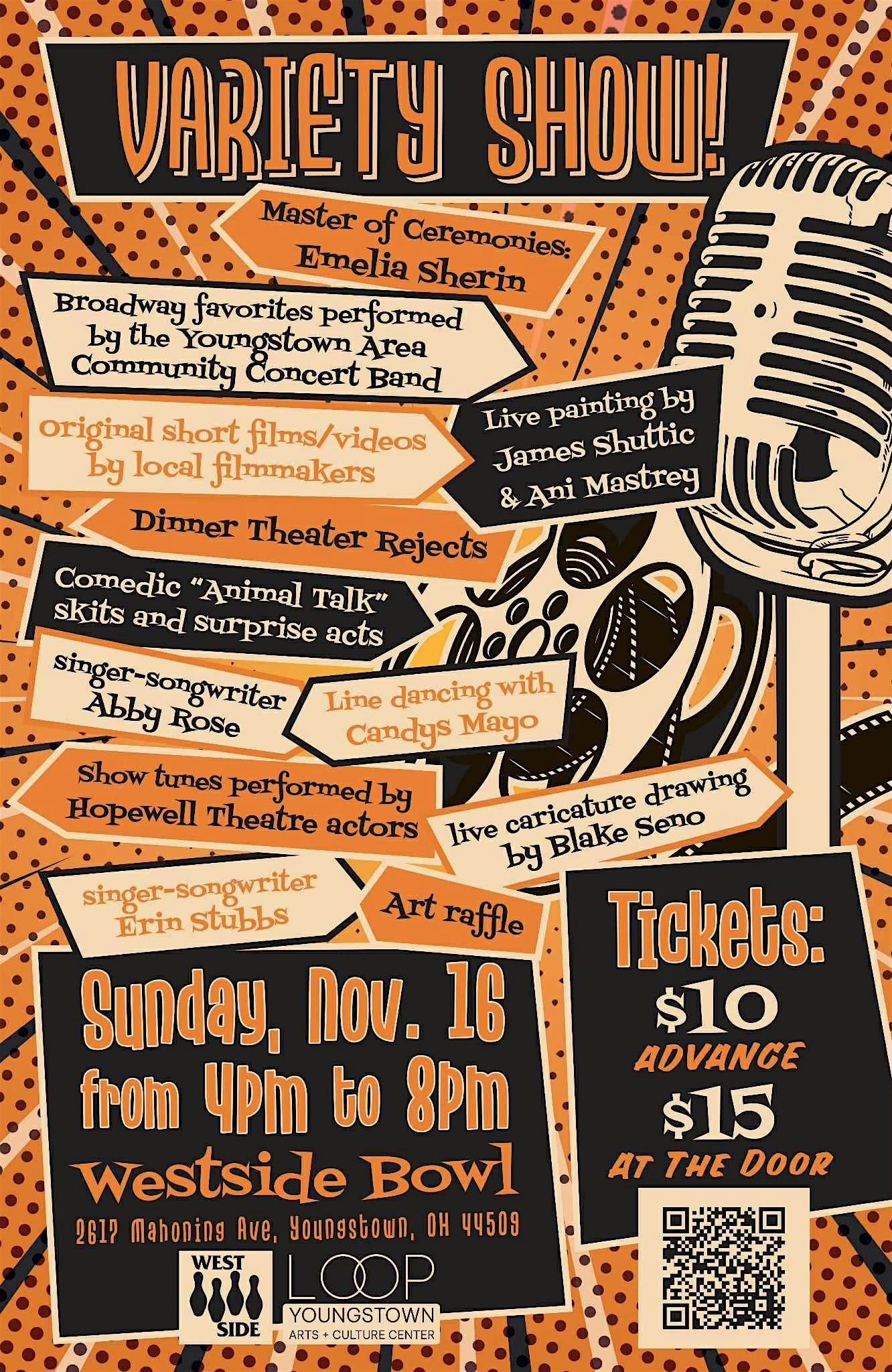 LOOP Youngstown Variety Show! at Westside Bowl – Youngstown, OH
