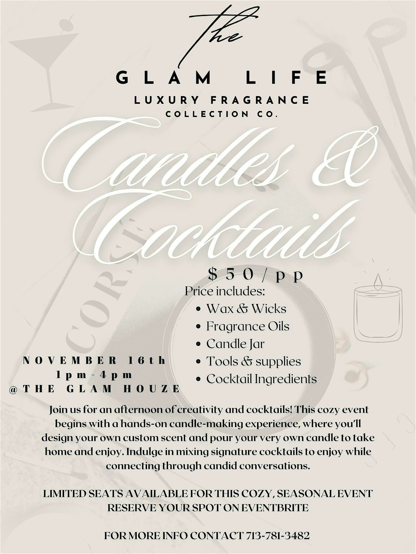 Candles & Cocktails at The Glam Houze – Houston, TX