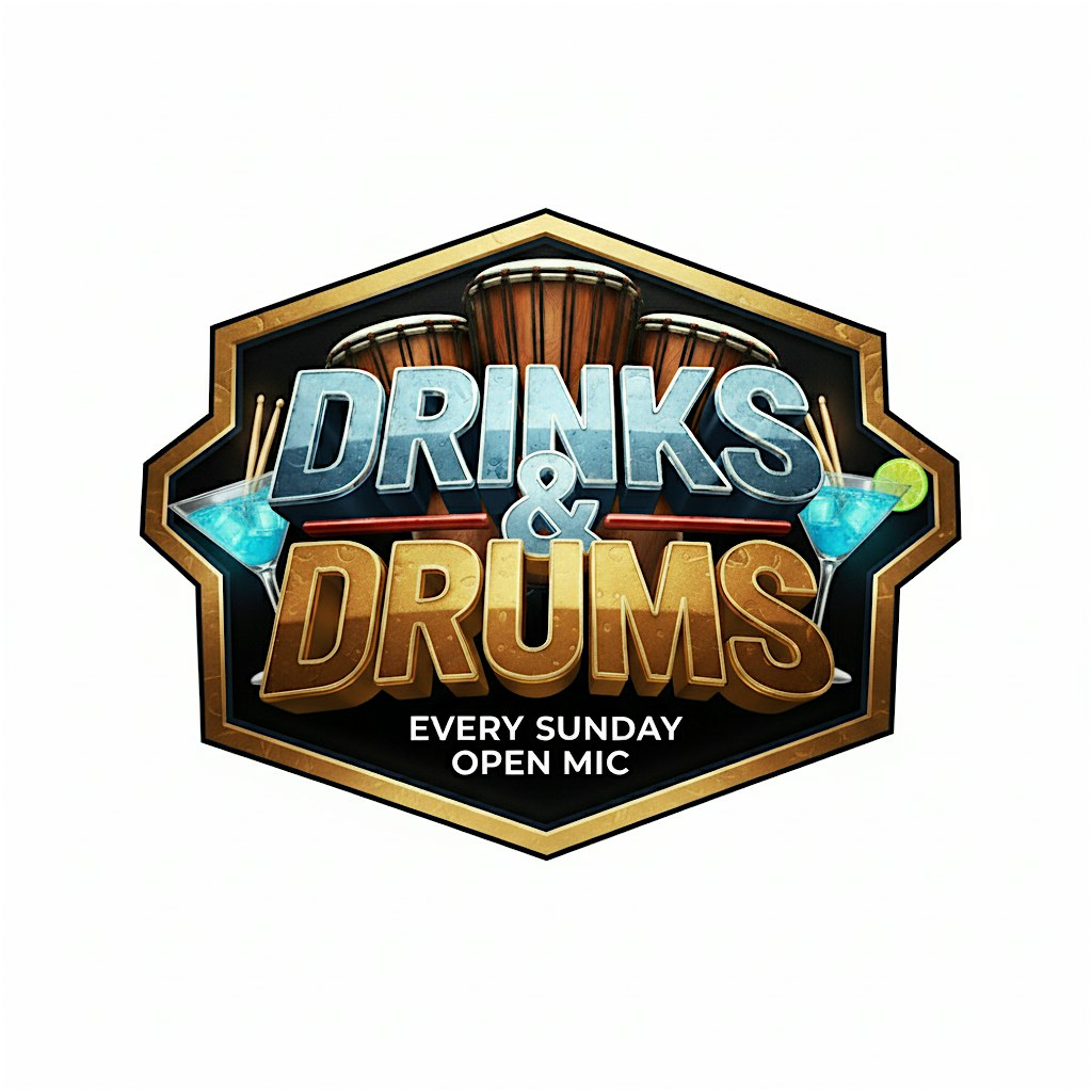 DRINKS & DRUMS | Live Band Open Mic & Open Stage at HEROES LOUNGE – DALLAS, TX