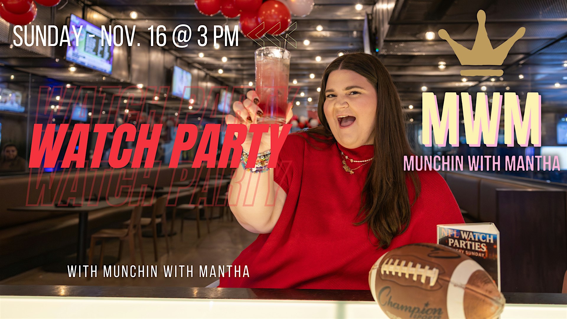 Munchin with Mantha Watch Party at The Leroy Lounge at 644 W Dickson St – Fayetteville, AR