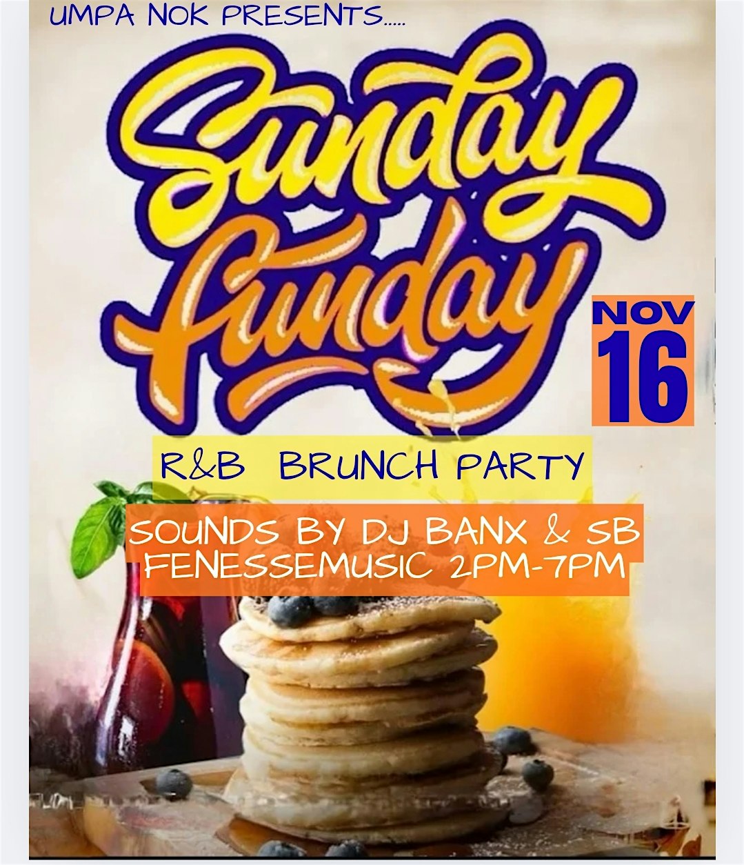 SUNDAY FUNDAY R&B BRUNCH PARTY IN SALINAS at 101 Wine Press – Salinas, CA