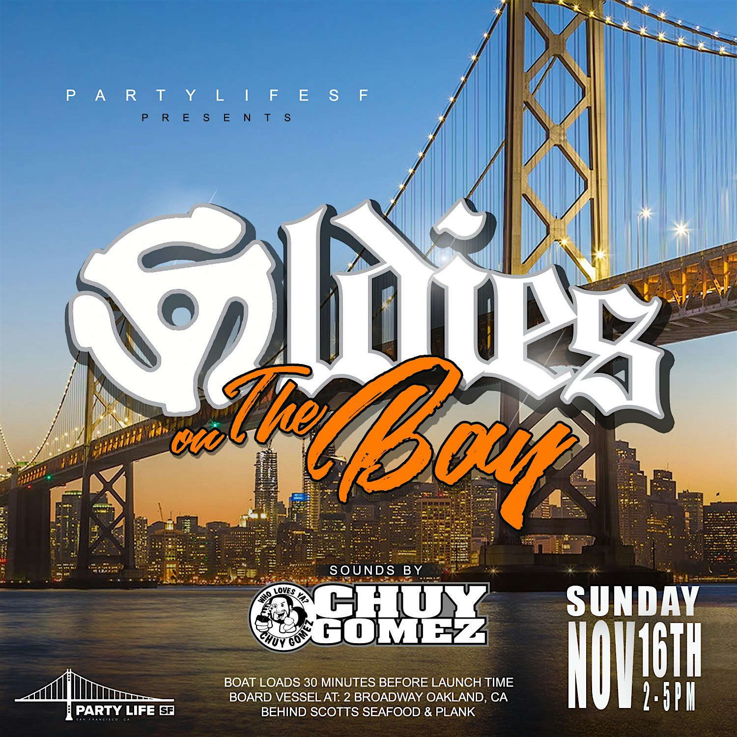 OLDIES ON THE BAY FEAT CHUY GOMEZ at Jack London Square – Oakland, CA