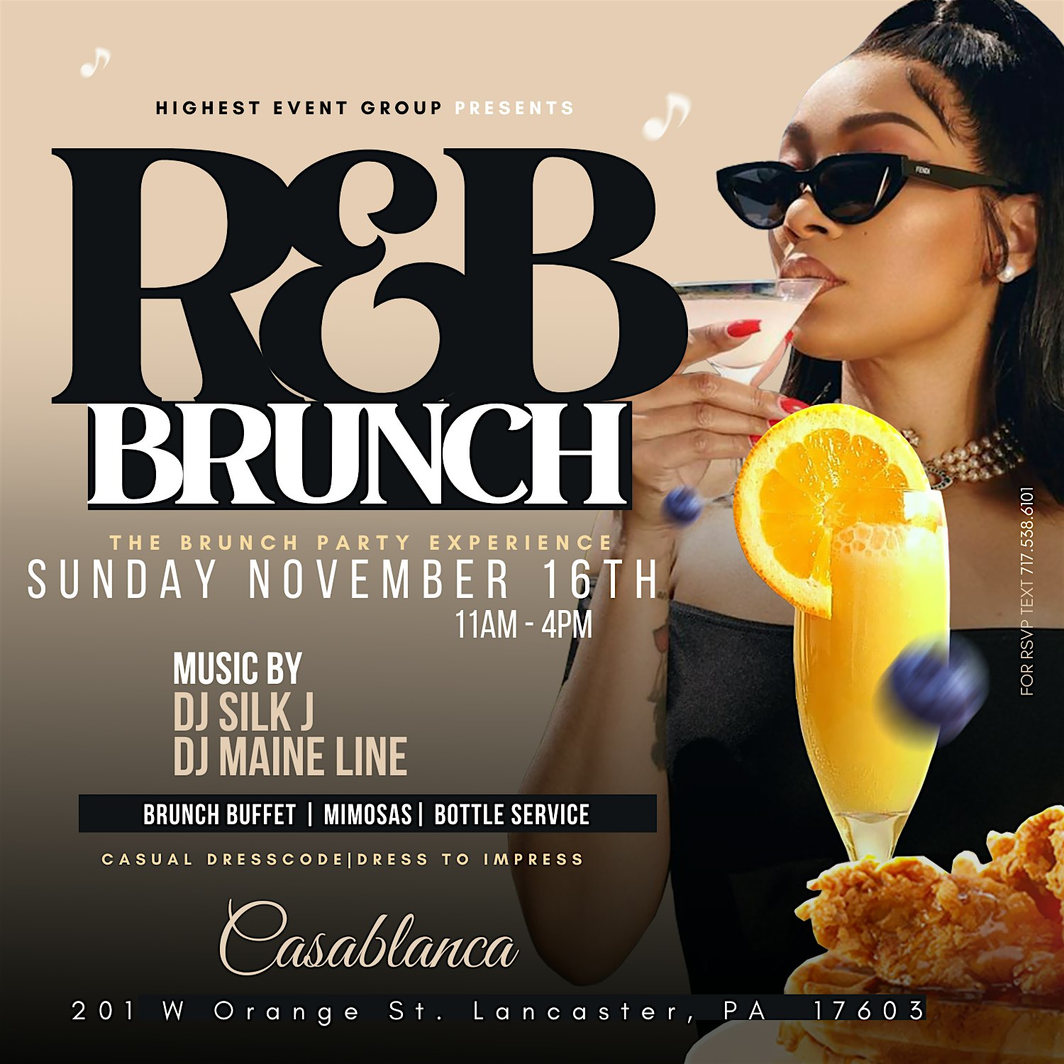 R&B Brunch | The Brunch Party Experience at 201 W Orange St – Lancaster, PA