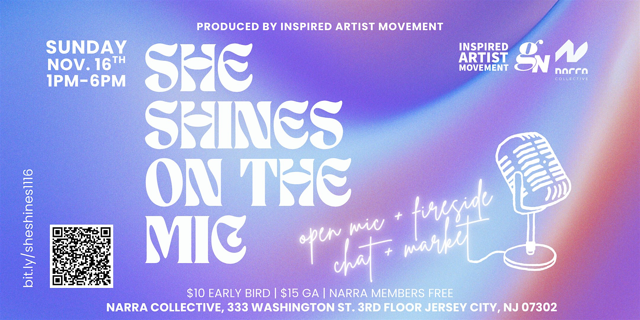 She Shines On the Mic at Narra Collective – Jersey City, NJ