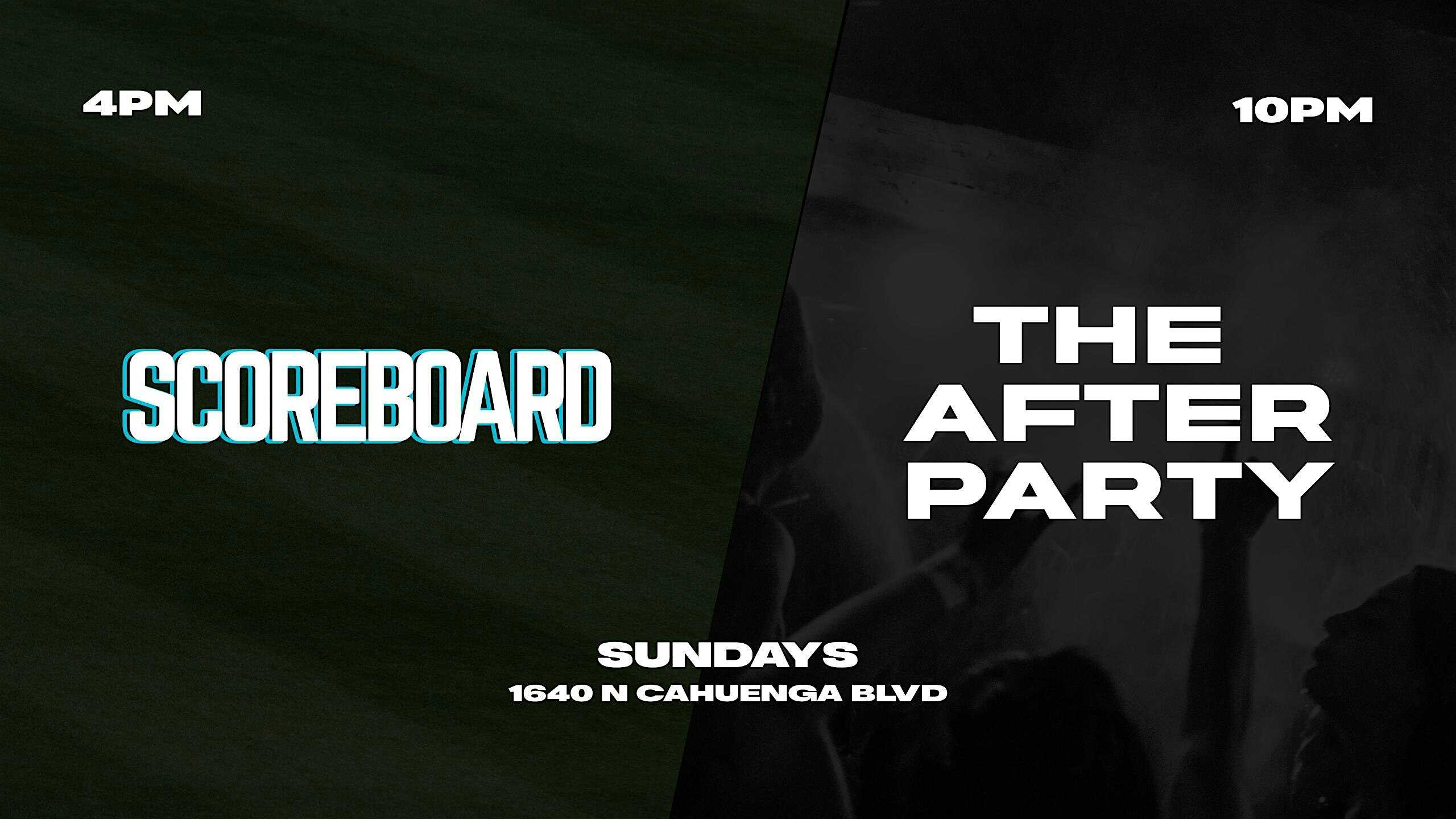 Jungle hollywood Sundays: Scoreboard + THE AFTER PARTY at Jungle Hollywood – Los Angeles, CA