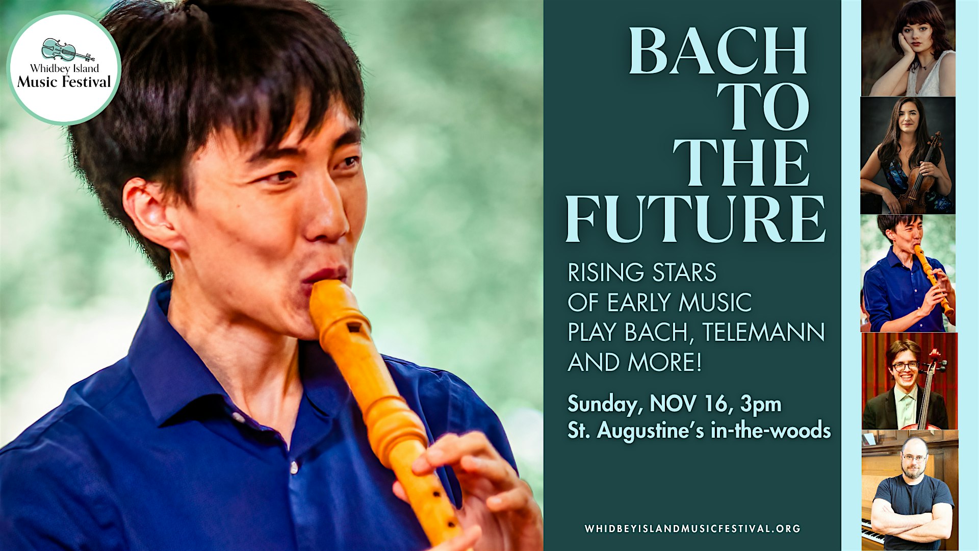 Bach to the Future at St. Augustine’s in-the-woods – Freeland, WA