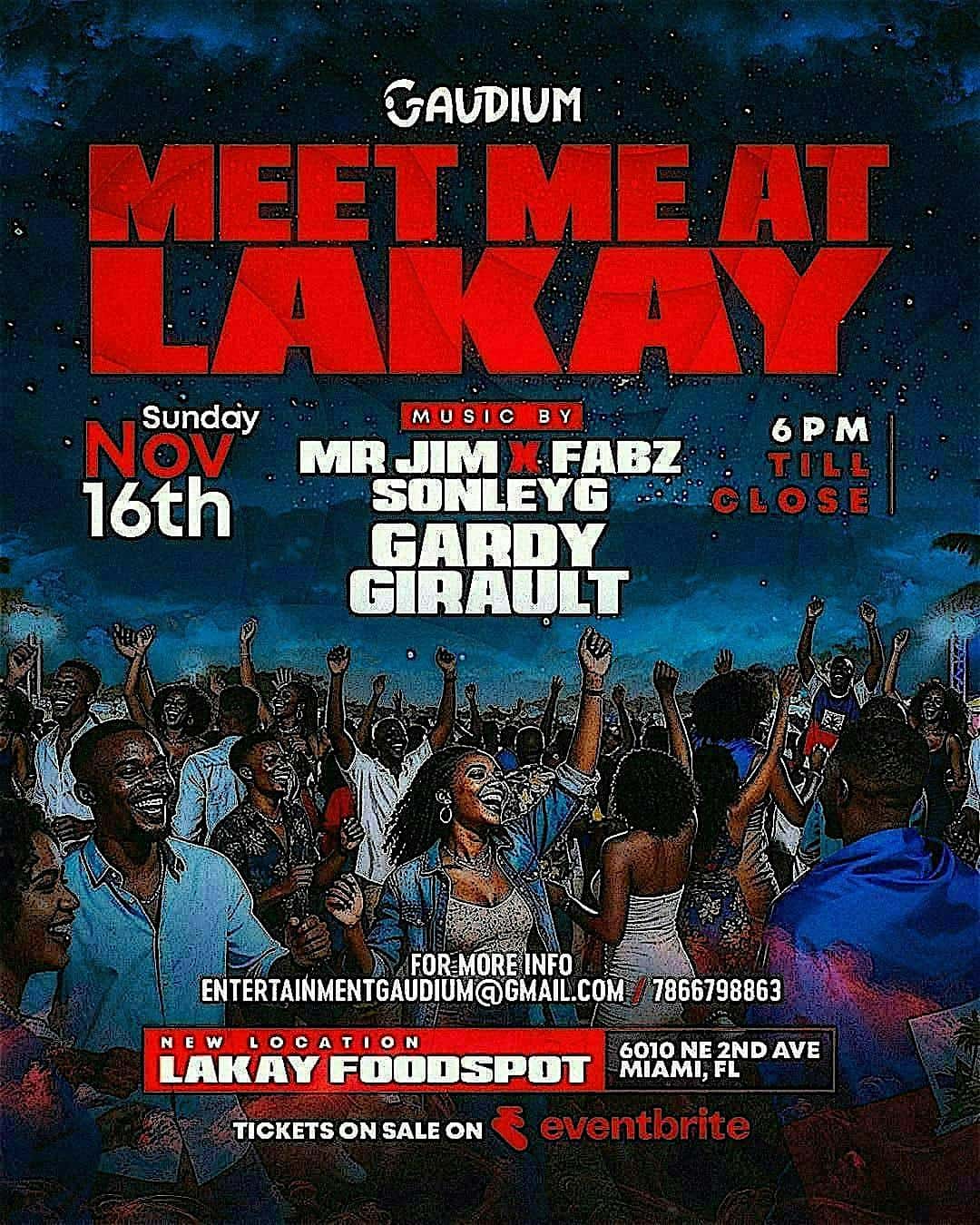 Meet me at Lakay at Lakay food Truck – North Miami, FL