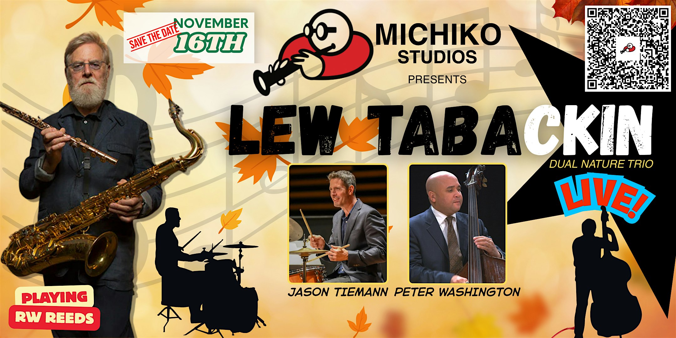 Jazz Up-Close: Lew Tabackin’s Dual Nature Trio @ Michiko Studios at Michiko Rehearsal Studios – New York, NY