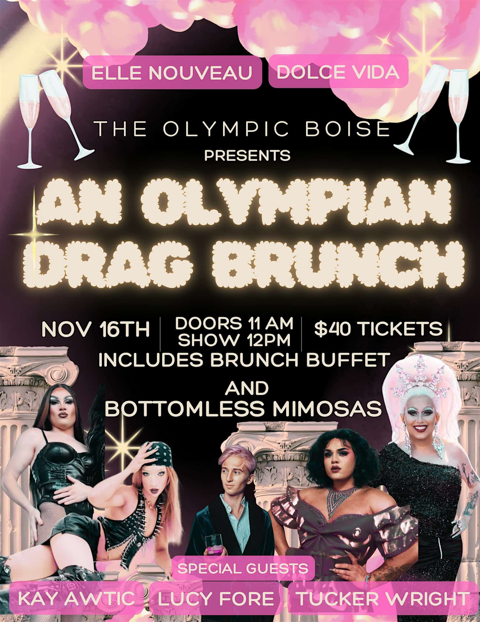 An Olympian Drag Brunch at The Olympic Venue – Boise, ID