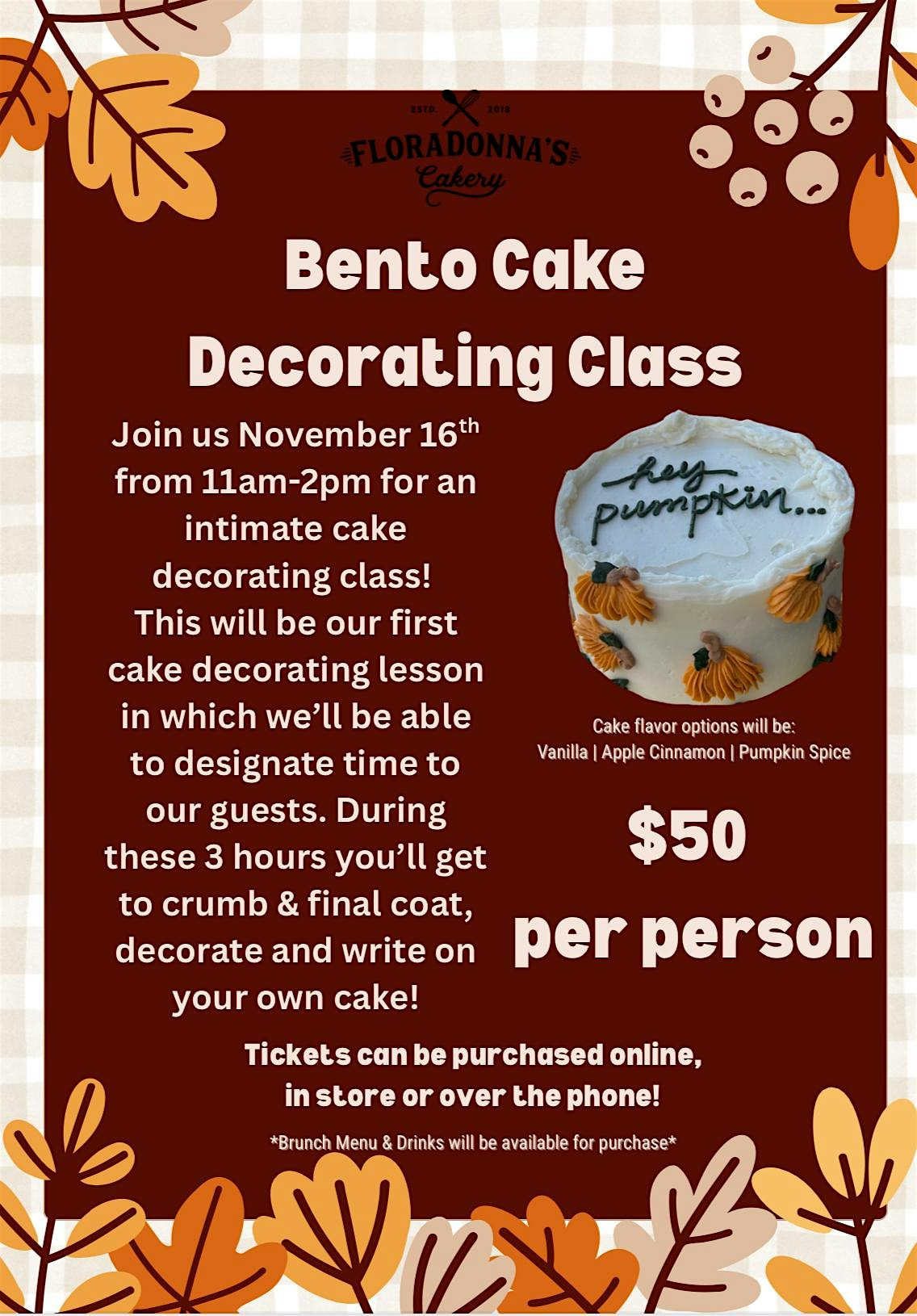 Bento Cake Decorating Class at 723 W Lancaster Blvd – Lancaster, CA