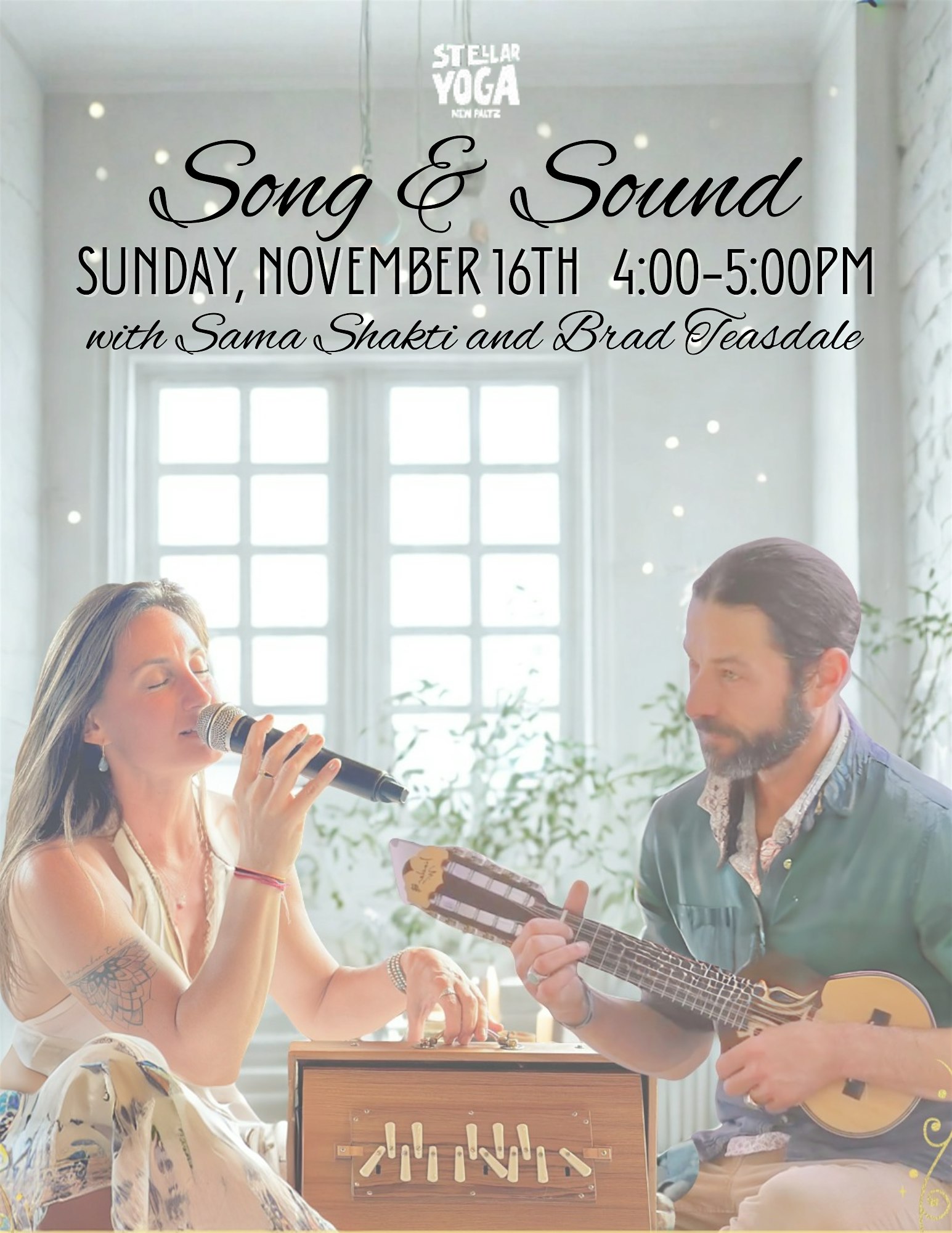 Song & Sound at Stellar Yoga – New Paltz, NY