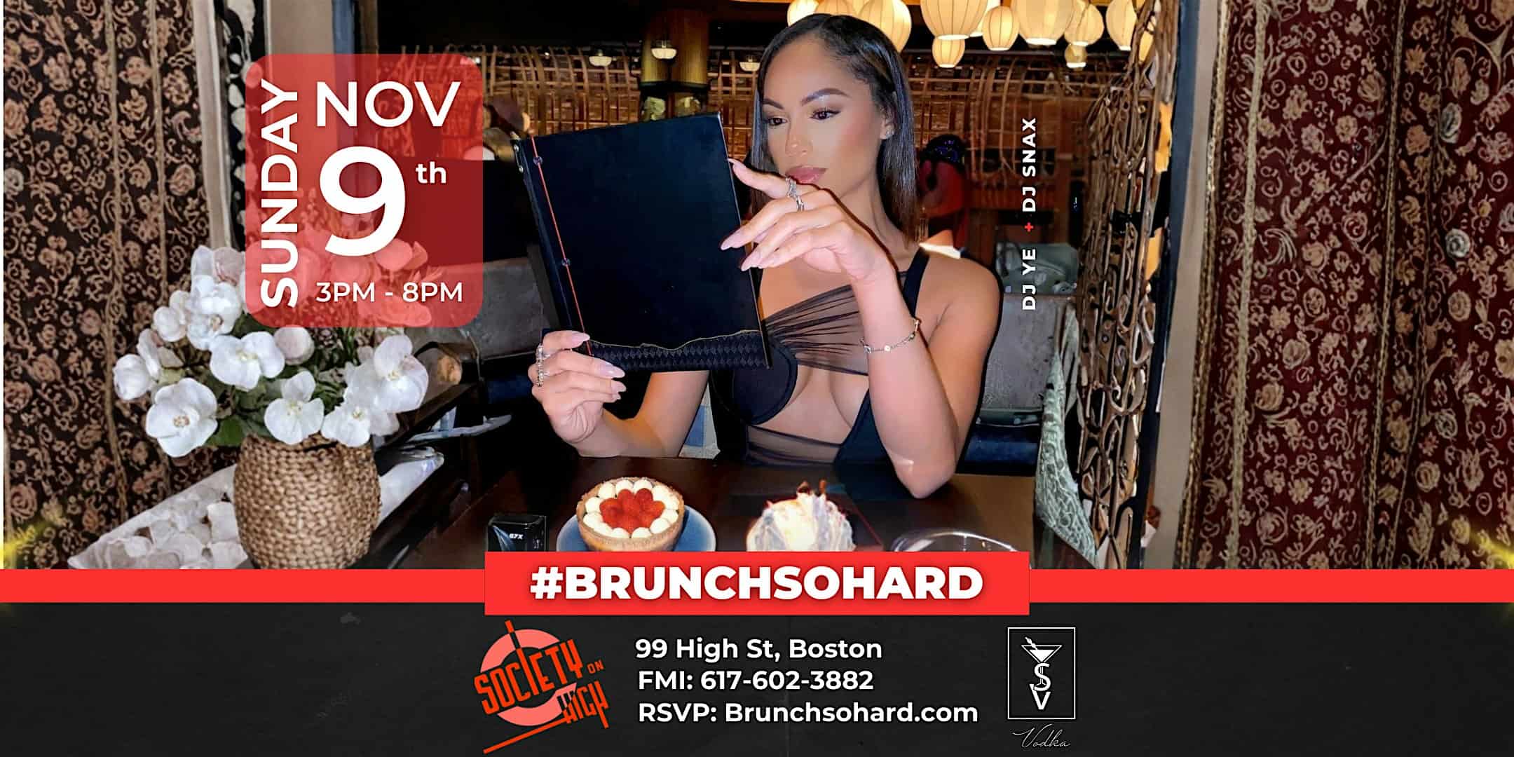 Brunch So Hard @ Society On High at Society On High – Boston, MA